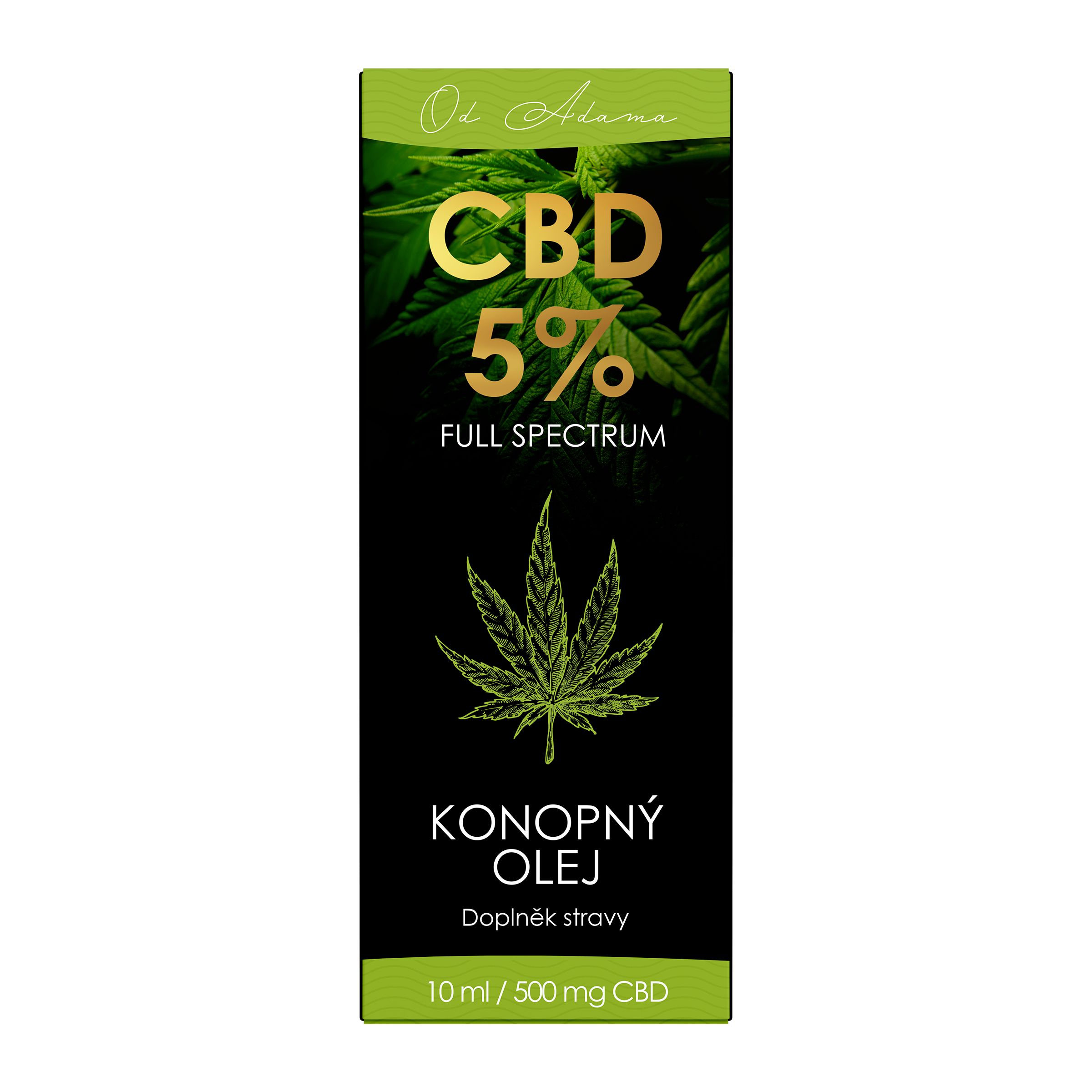 Full spectrum CBD Olej 5%, doplněk stravy