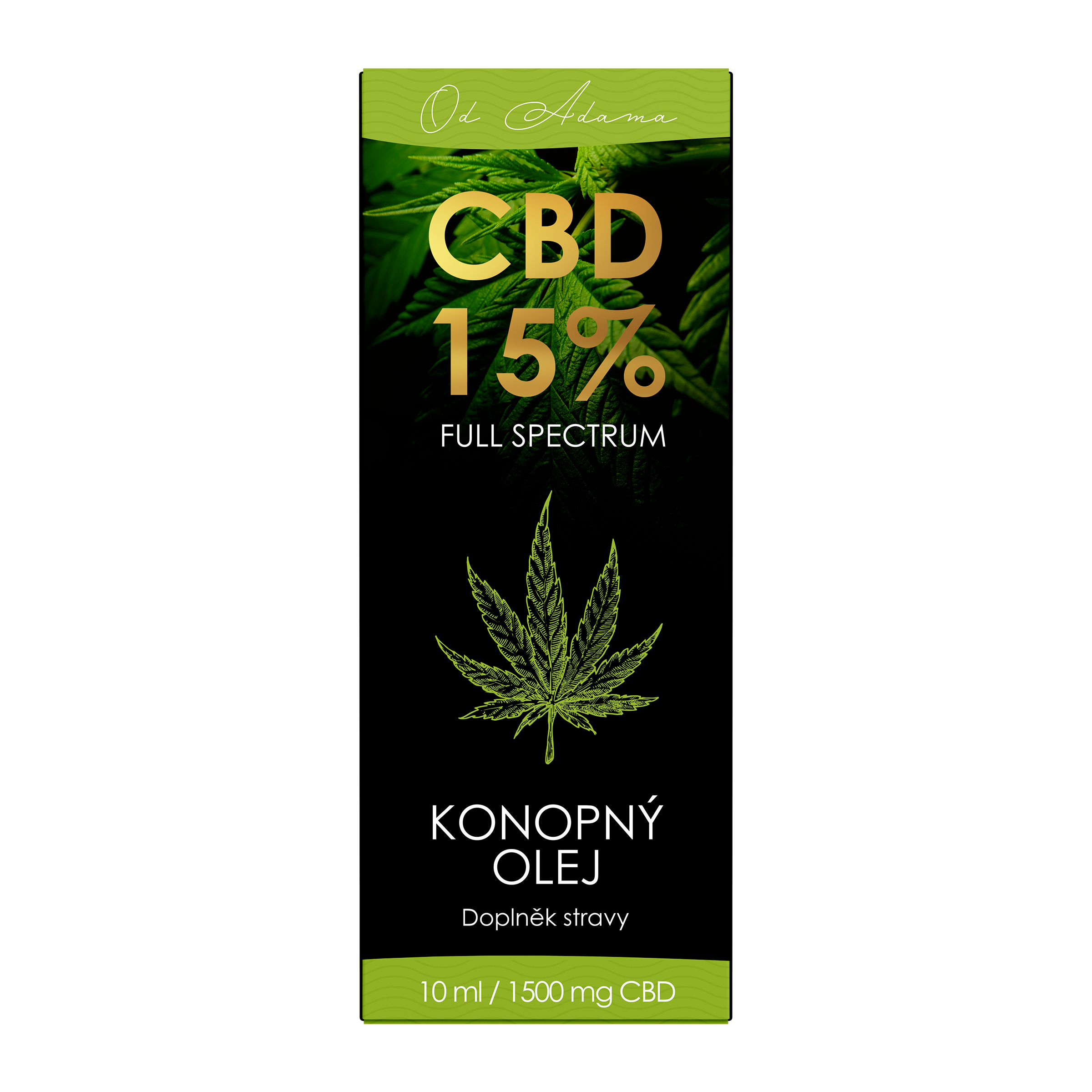 Full spectrum CBD Olej 15%, doplněk stravy