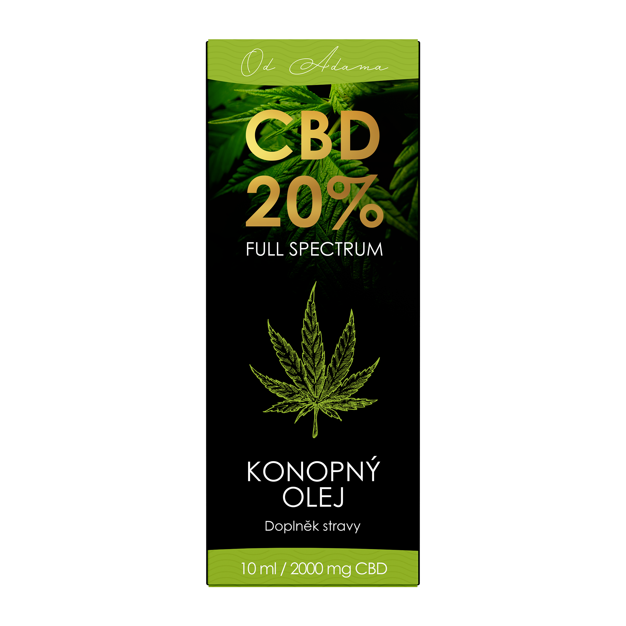 Full spectrum CBD olej 20%, doplněk stravy