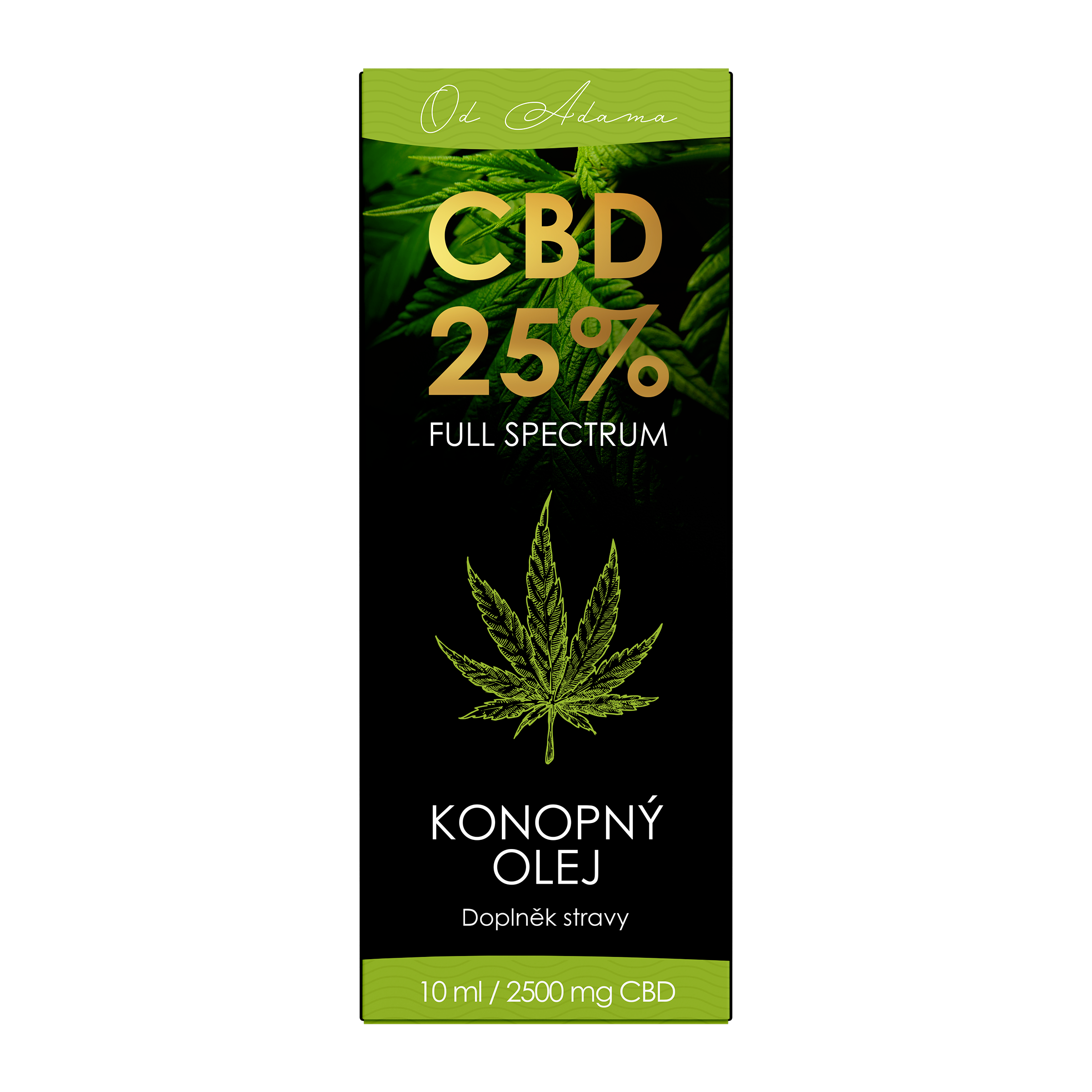 Full spectrum CBD olej 25%, doplněk stravy