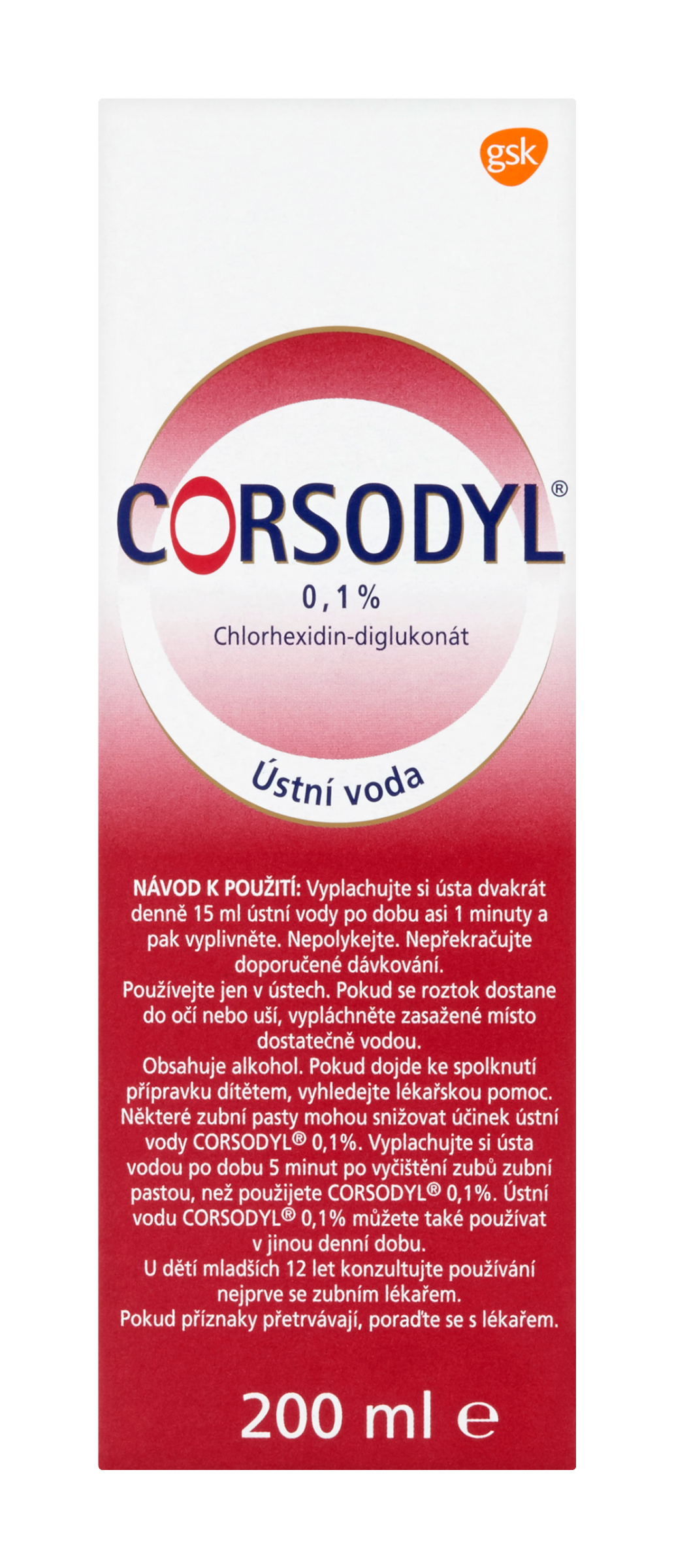 Ústní voda Corsodyl 