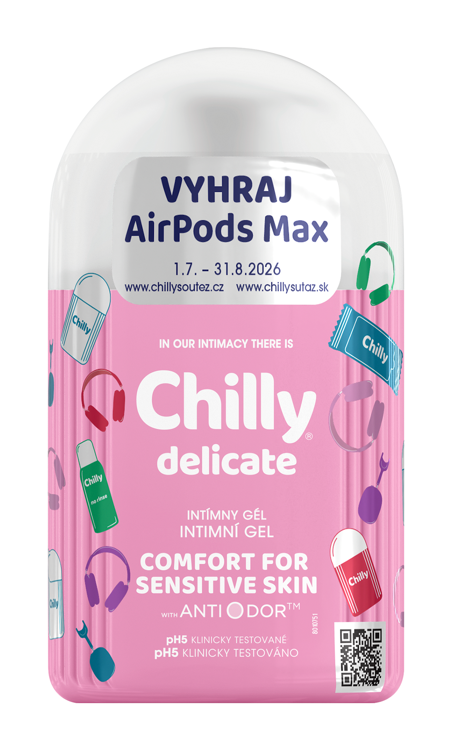 Chilly Intimní gel Delicate 200 ml