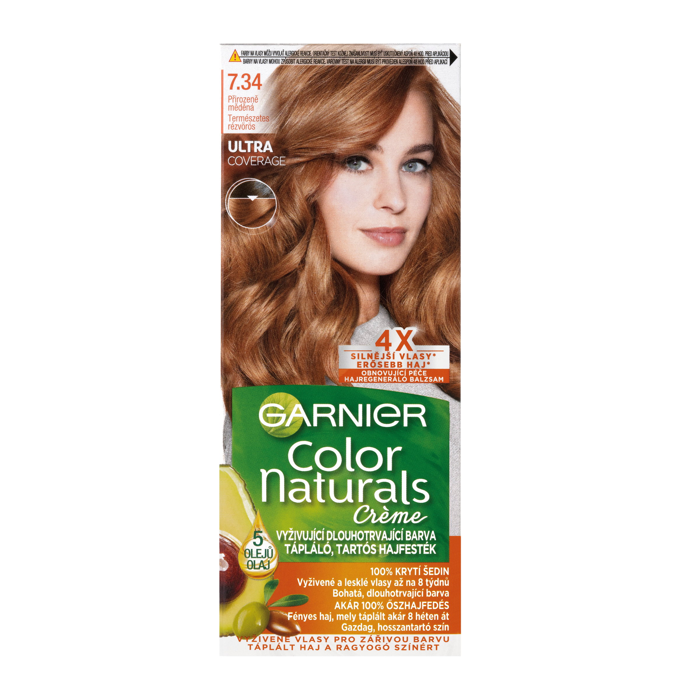 Barva na vlasy Color Naturals 7.34 Natural Copper