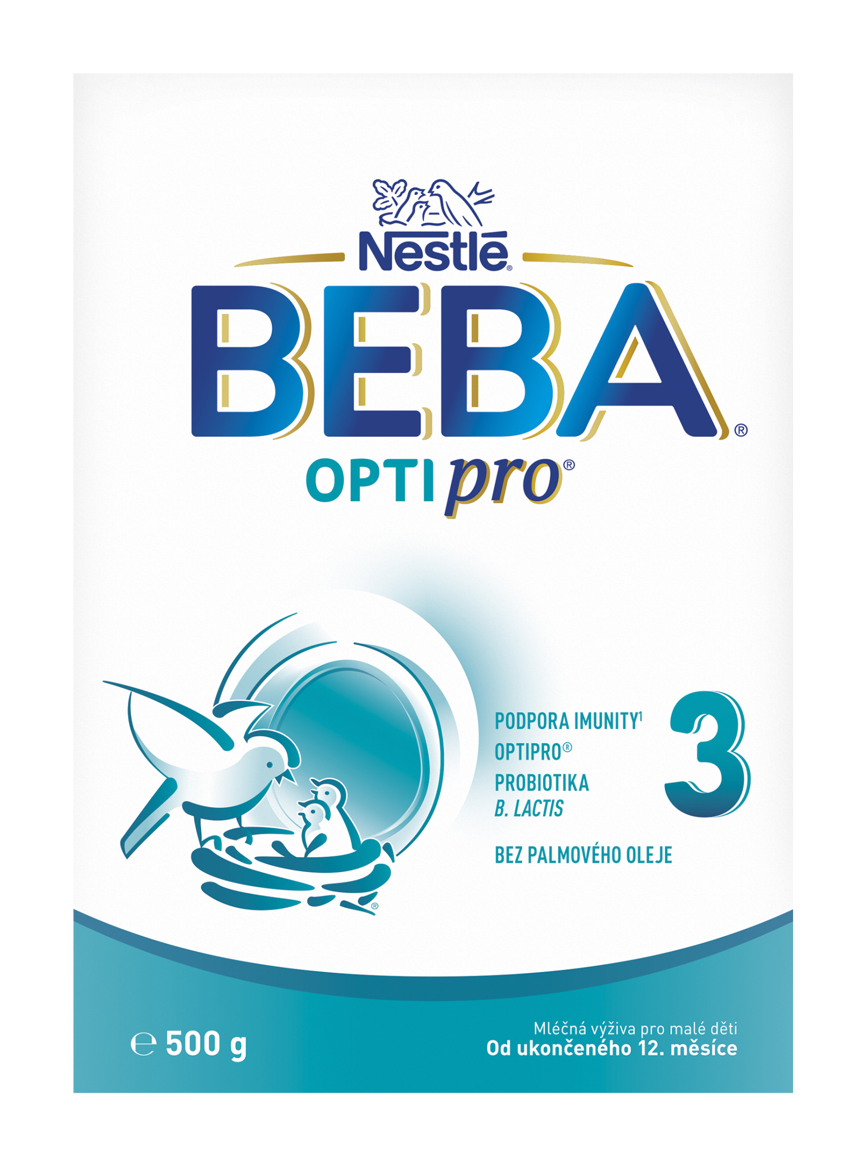 BEBA Batolecí mléko OPTIPRO 3, 12m+ 500 g