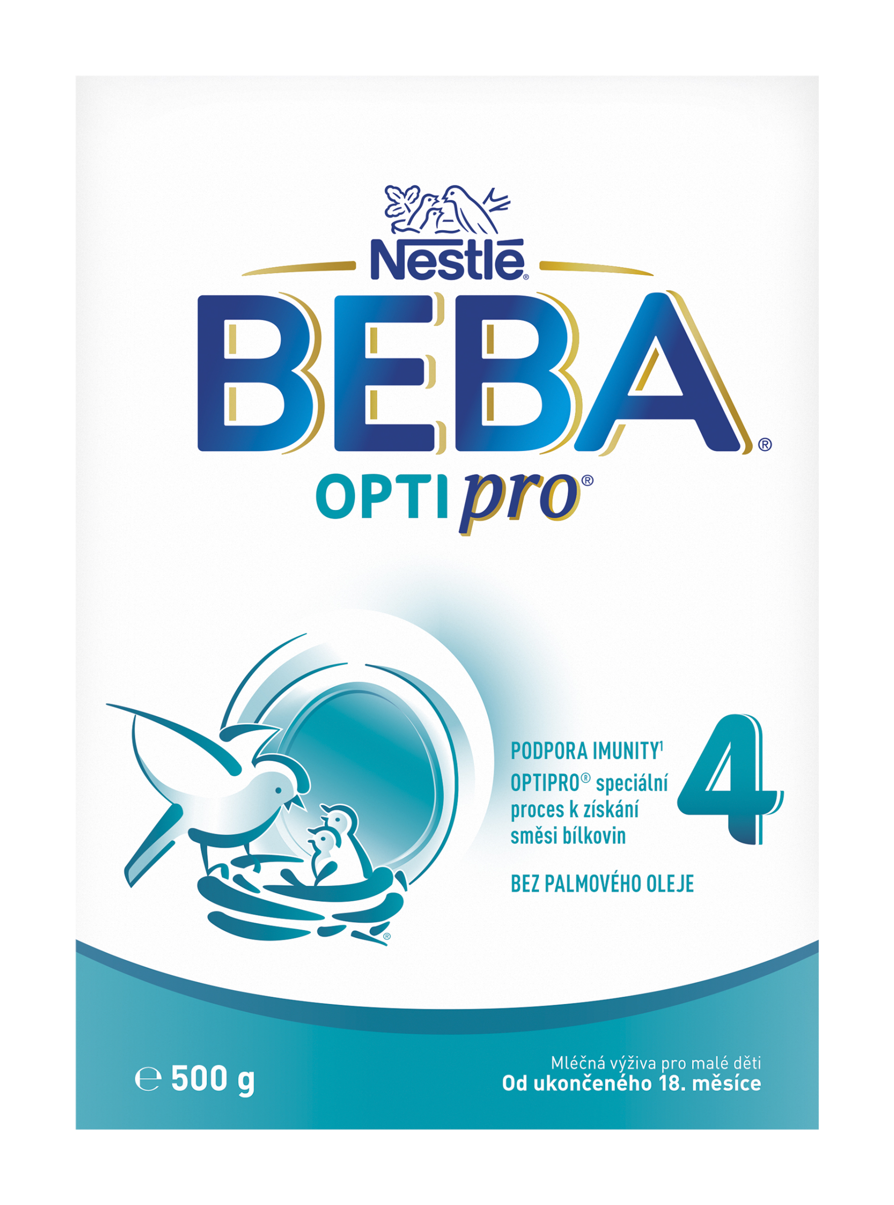 BEBA Batolecí mléko OPTIPRO 4, 18m+ 500 g