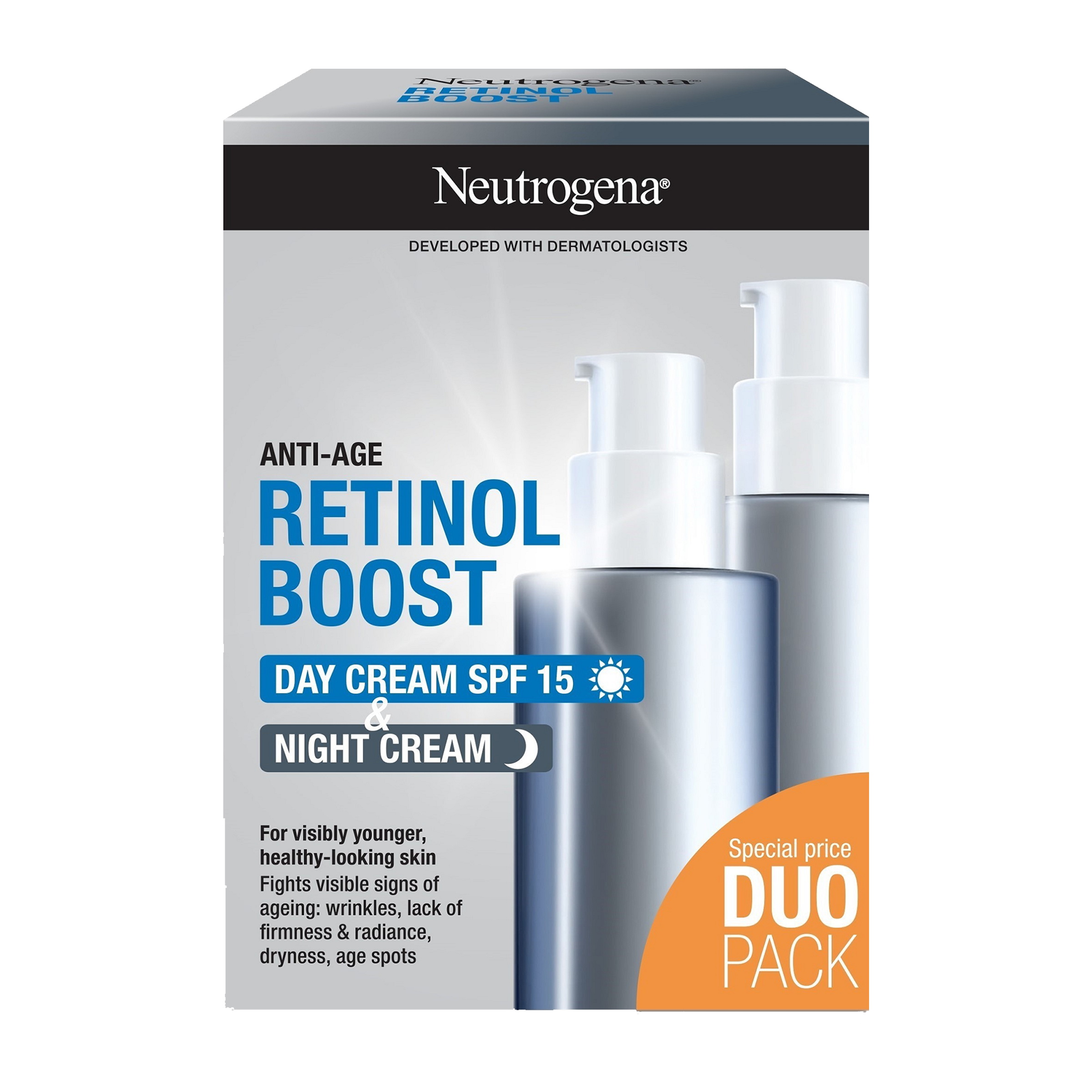 Denní a noční krém Retinol Boost duopack