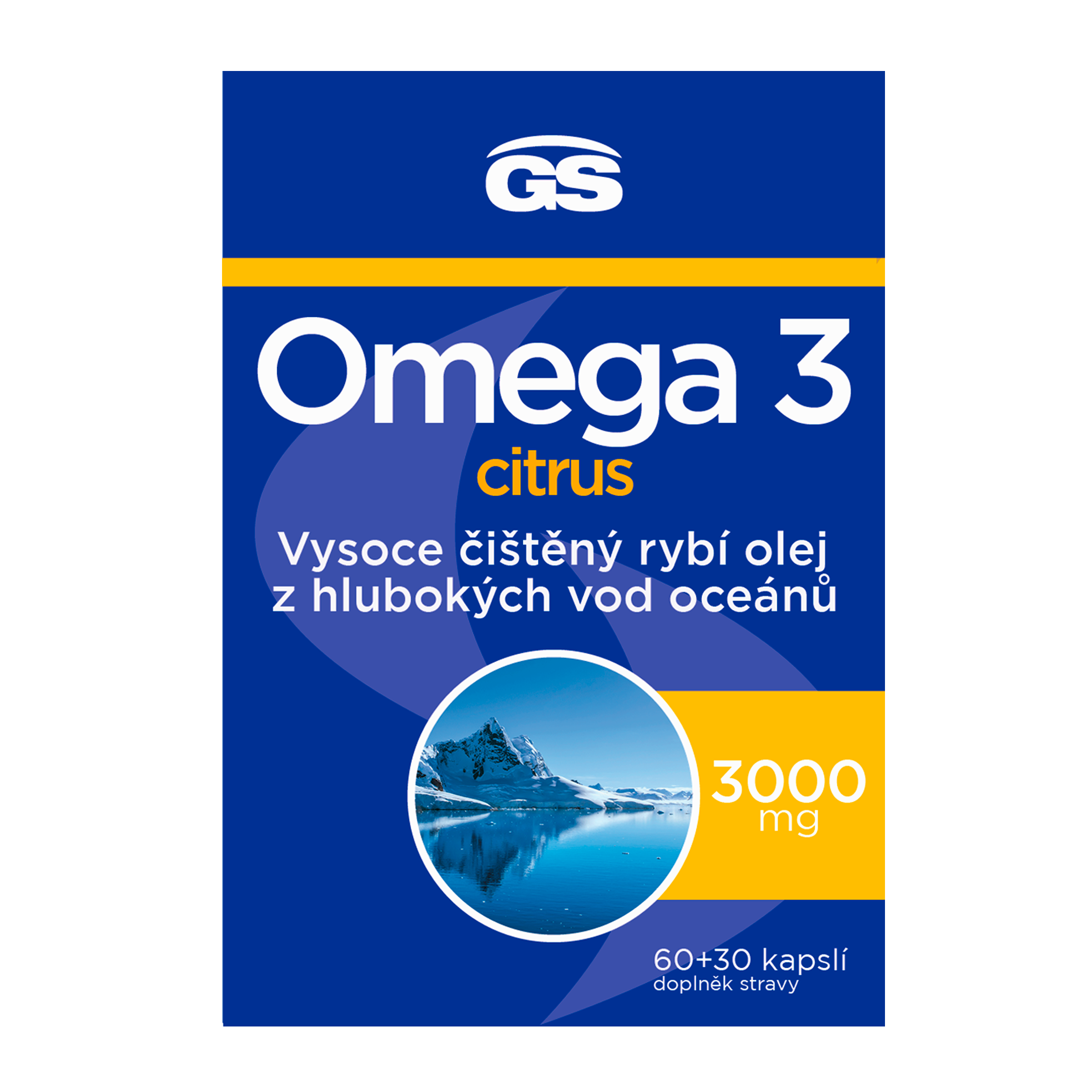 Kapsle Omega 3 Citrus + D3, doplněk stravy