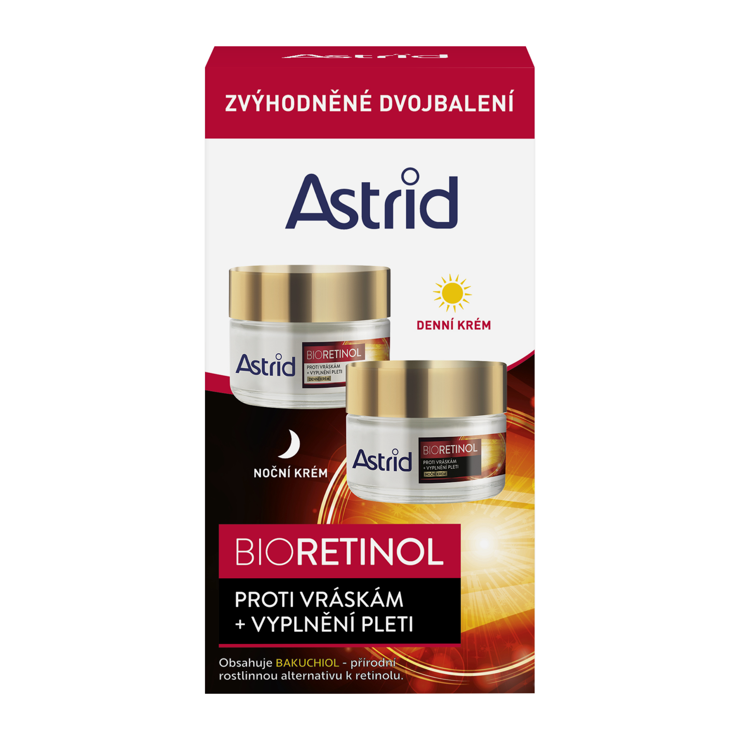 Denní a noční krém Bioretinol duopack