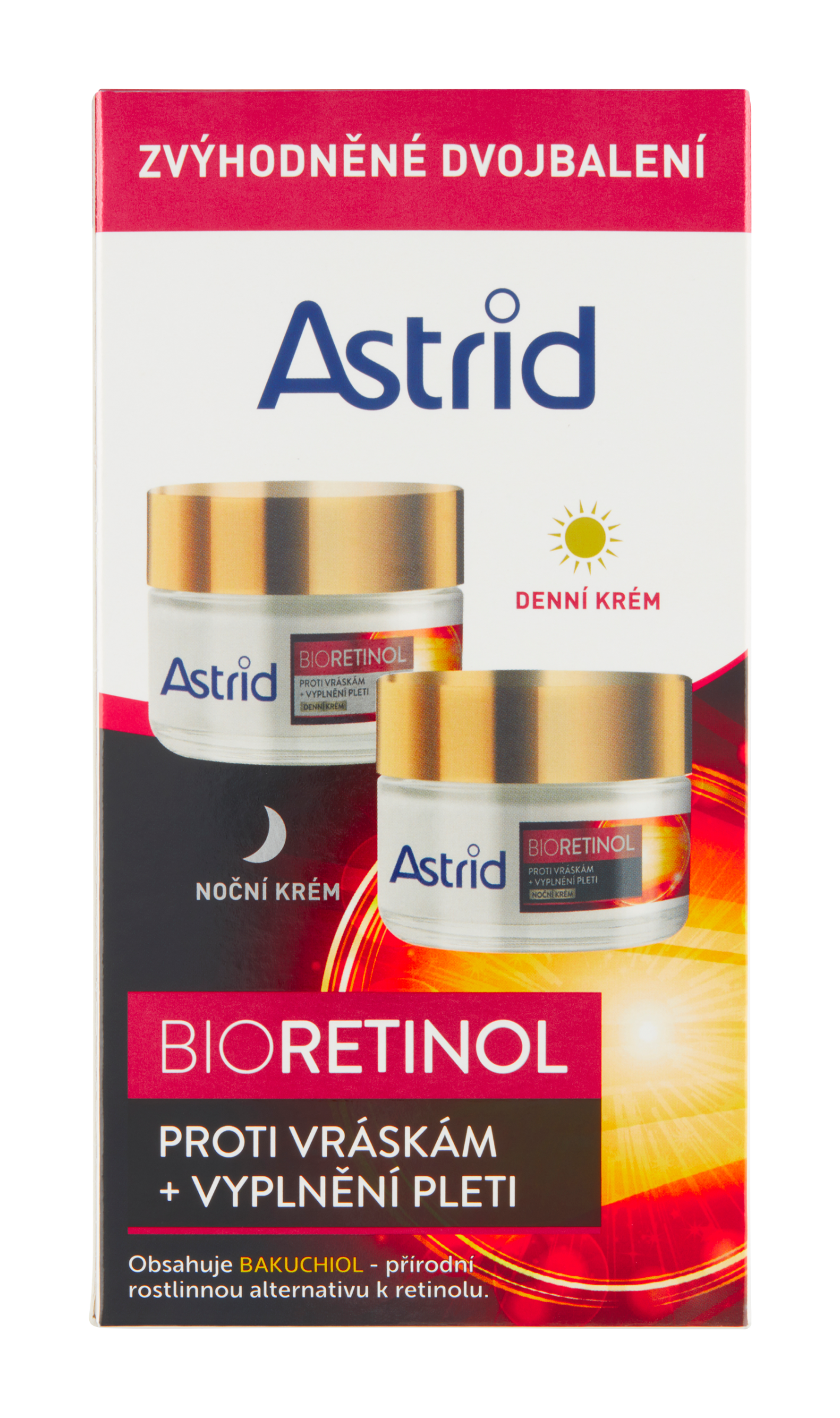 Denní a noční krém Bioretinol duopack