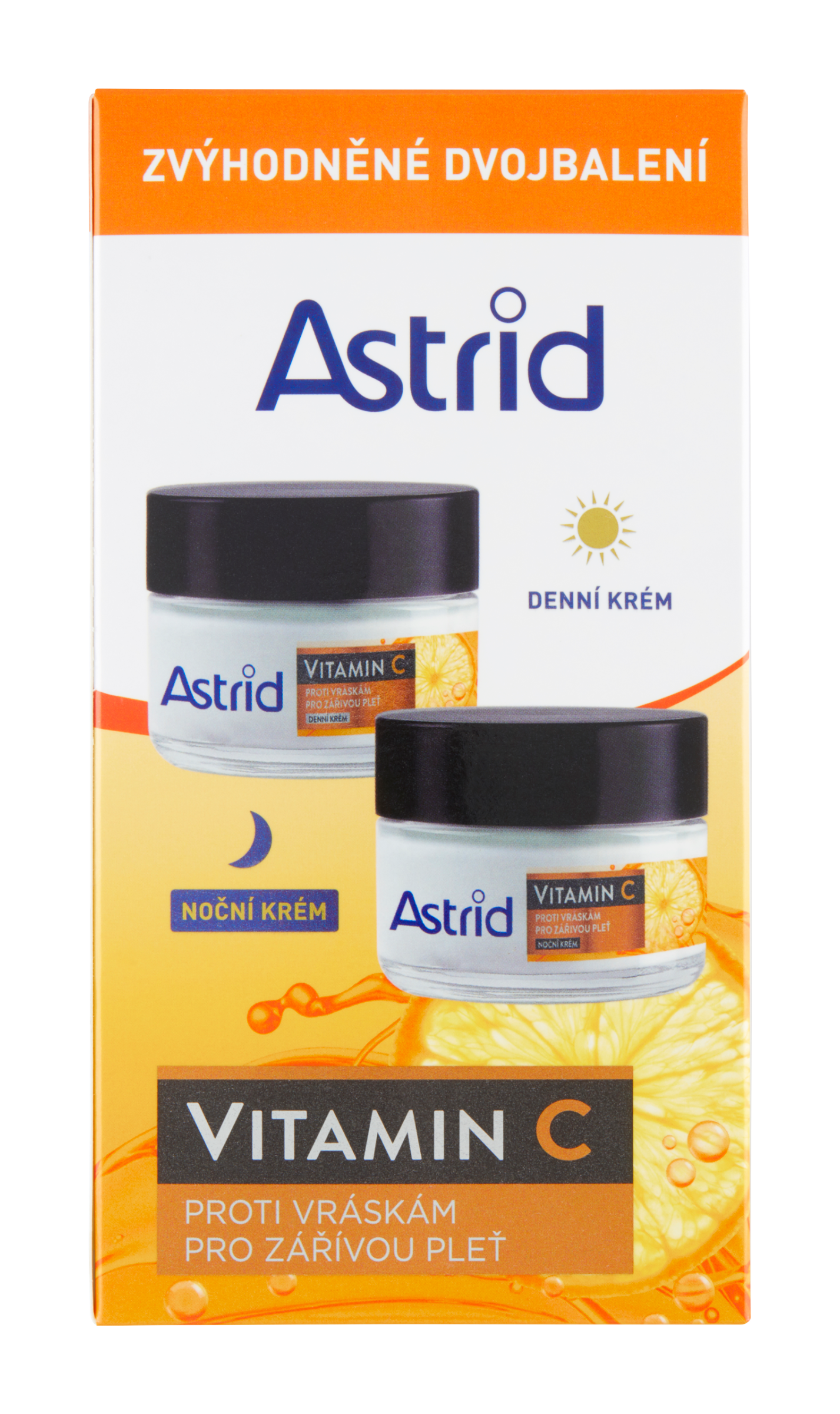 Denní a noční krém Vitamin C duopack 