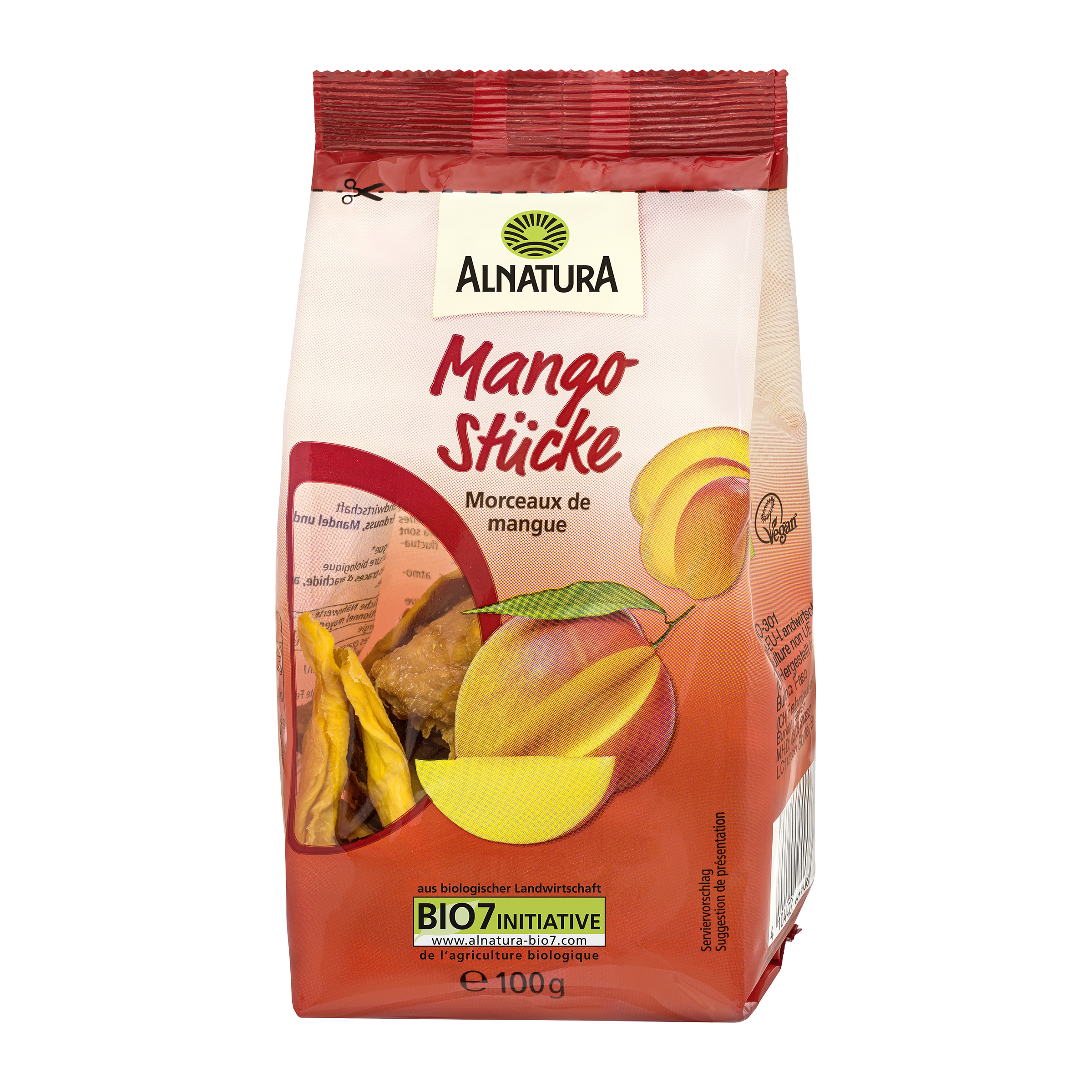 BIO Sušené mango, krájené