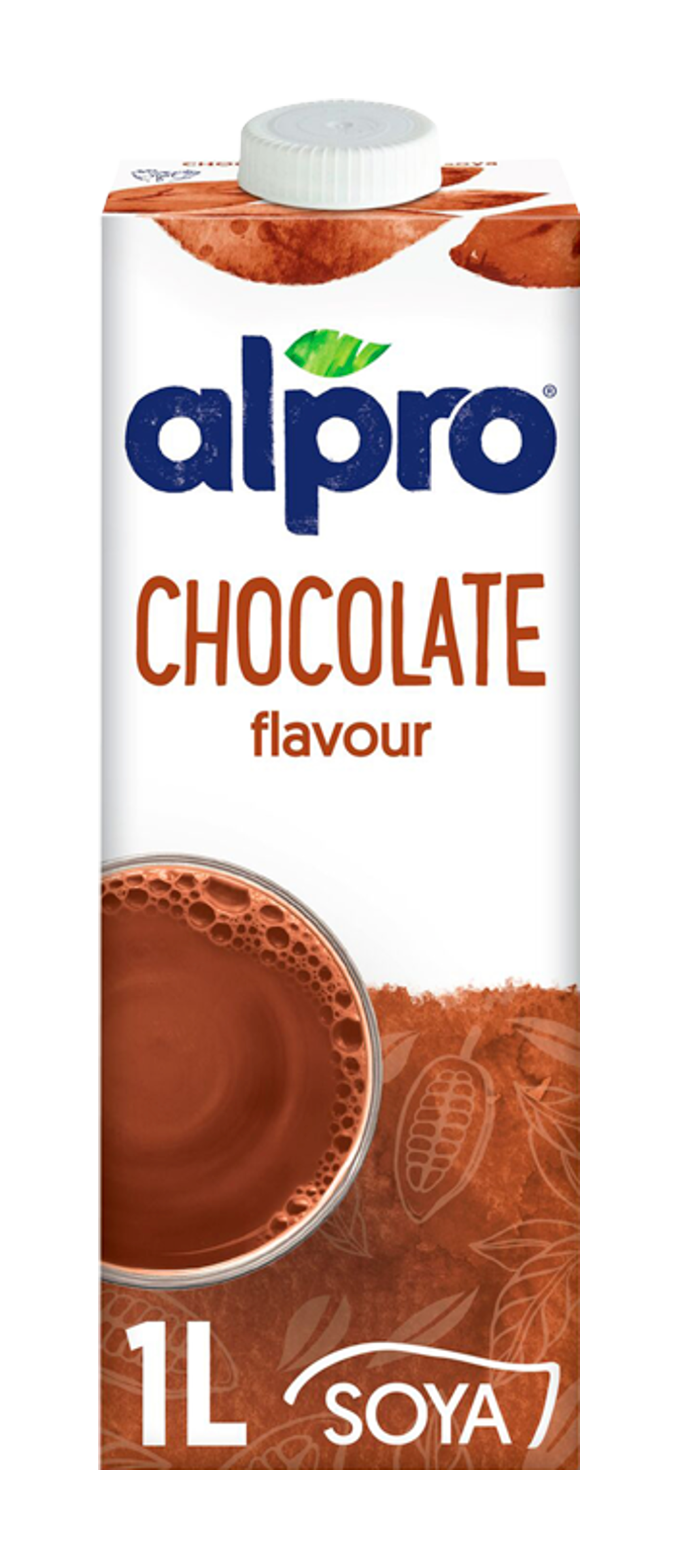 Sójový nápoj s čokoládovou příchutí