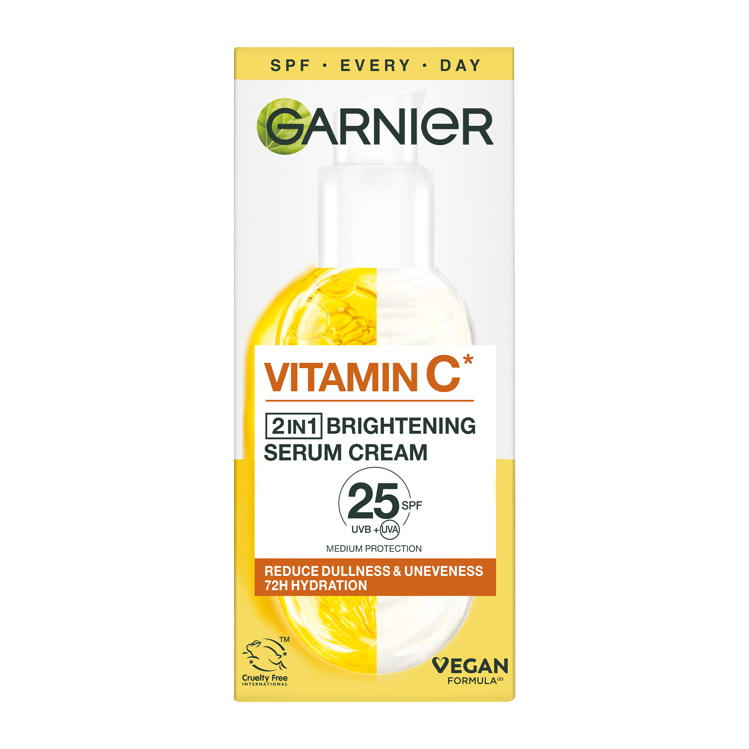 Pleťové sérum Vitamin C 2v1 pro rozjasnění pleti