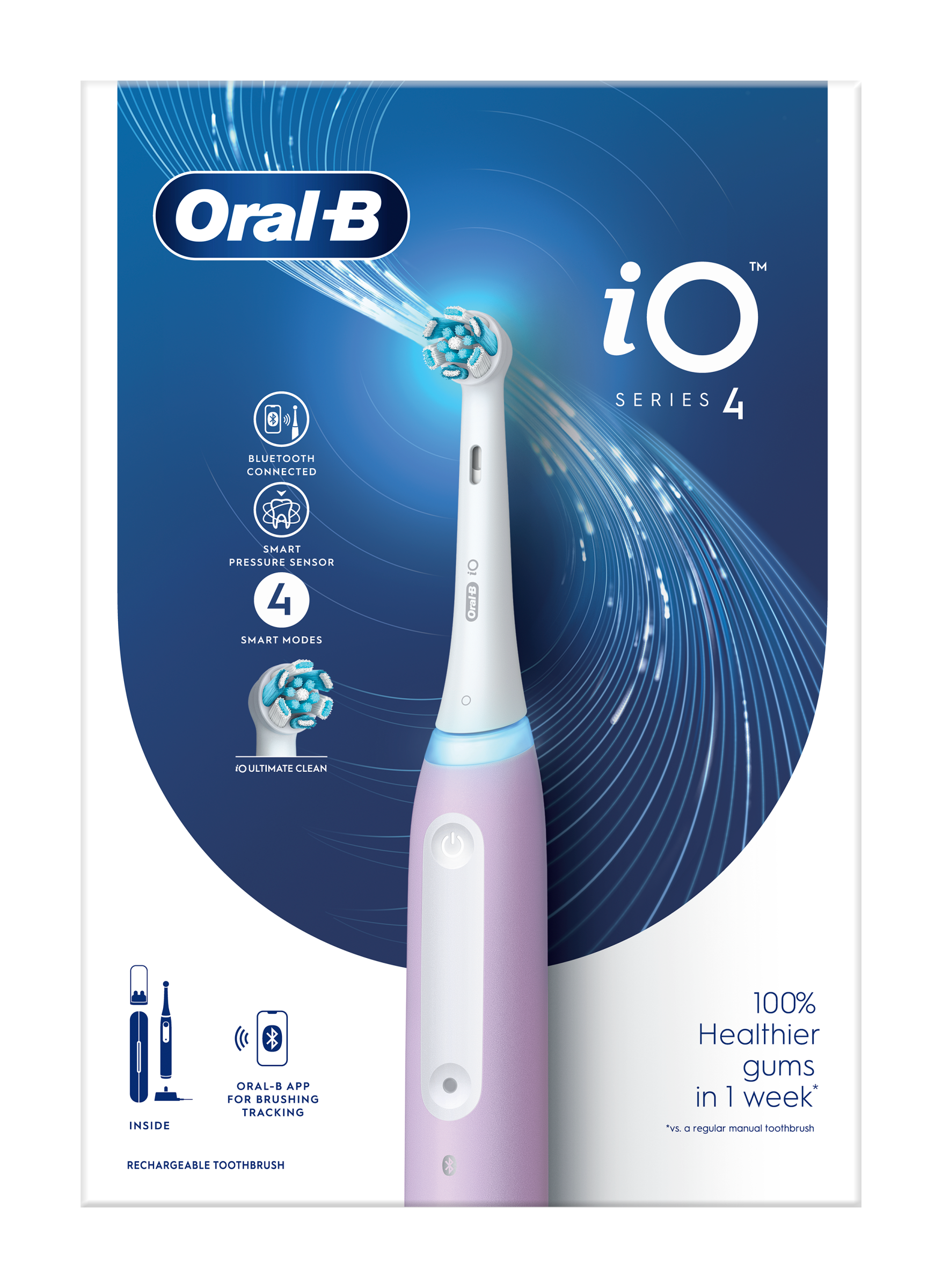 Elektrický zubní kartáček Oral-B iO4 levandulový 