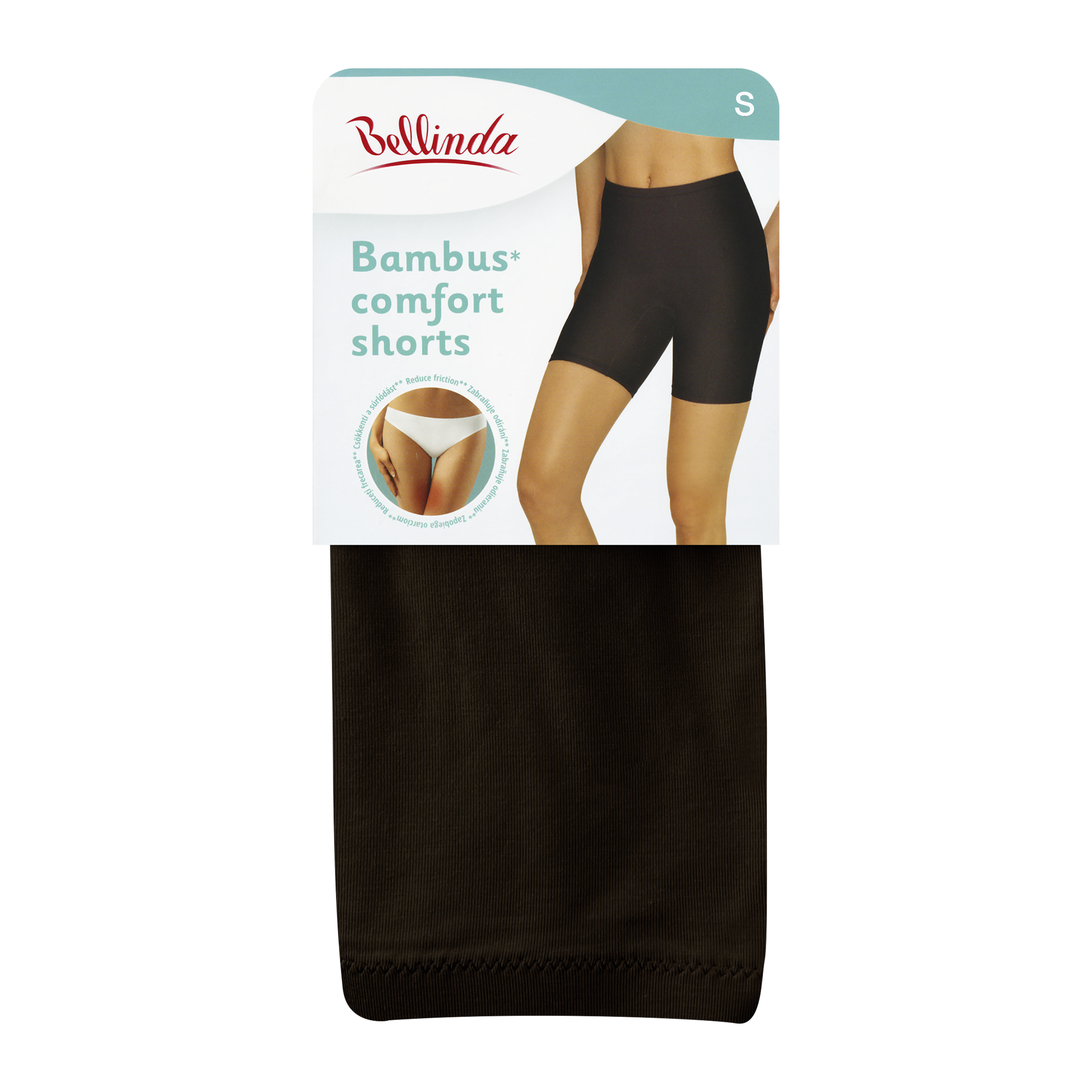 Dámské kalhotky Bambus Comfort Shorts černé vel. S