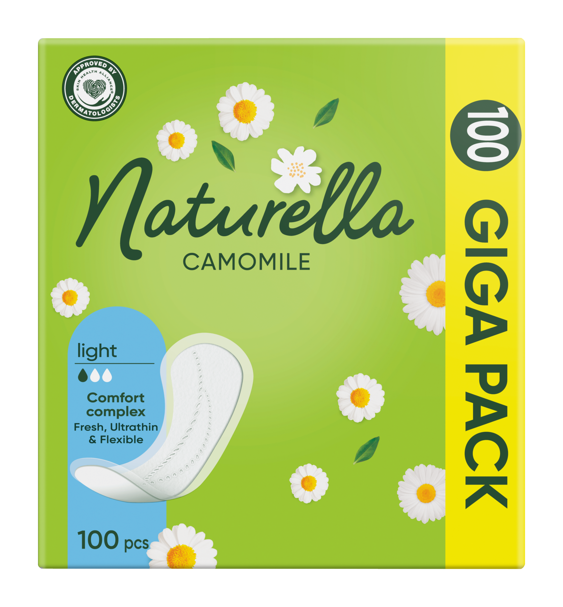 Slipové vložky Heřmánek Light 100 ks