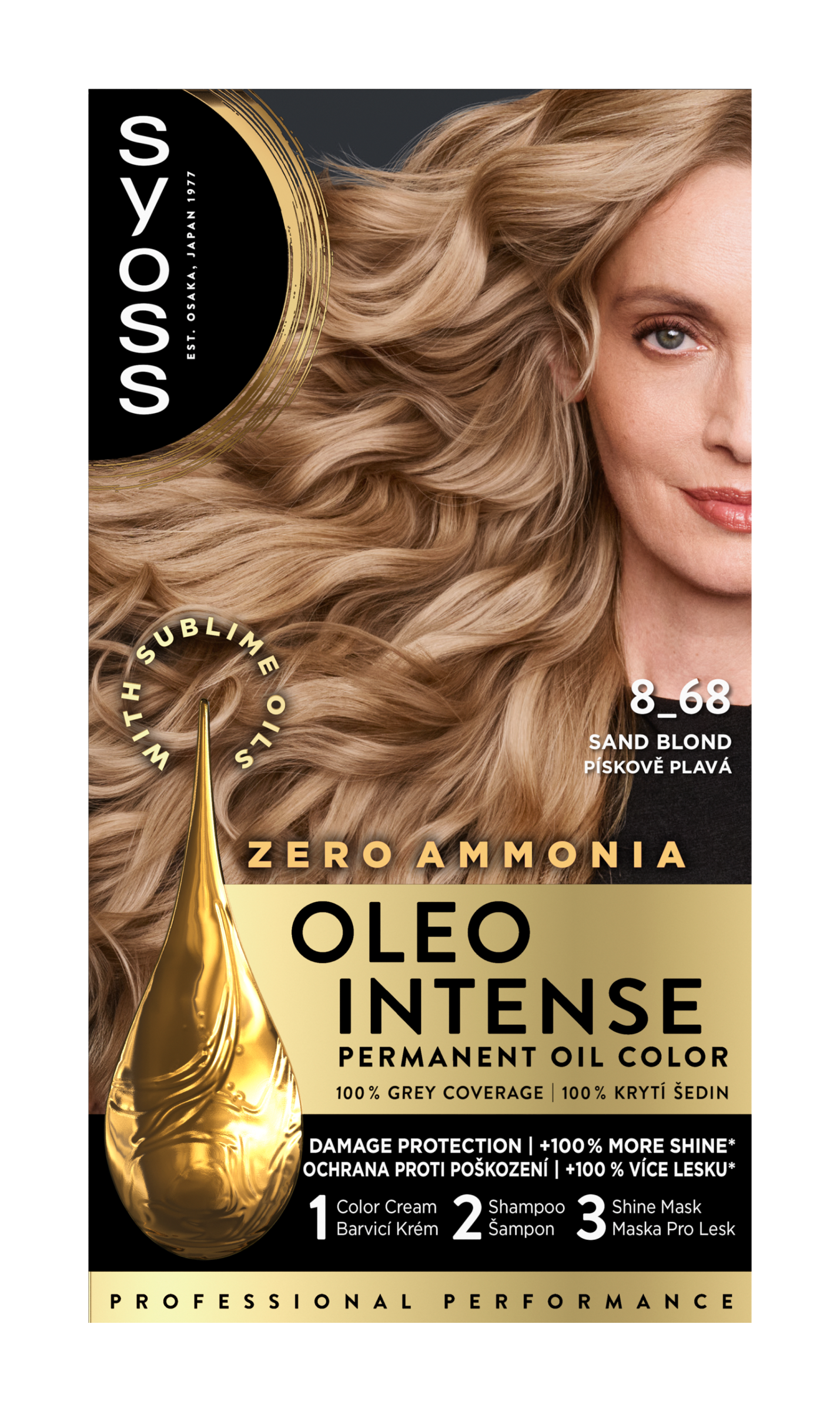 Barva na vlasy Oleo Intense 8-68 pískově plavá