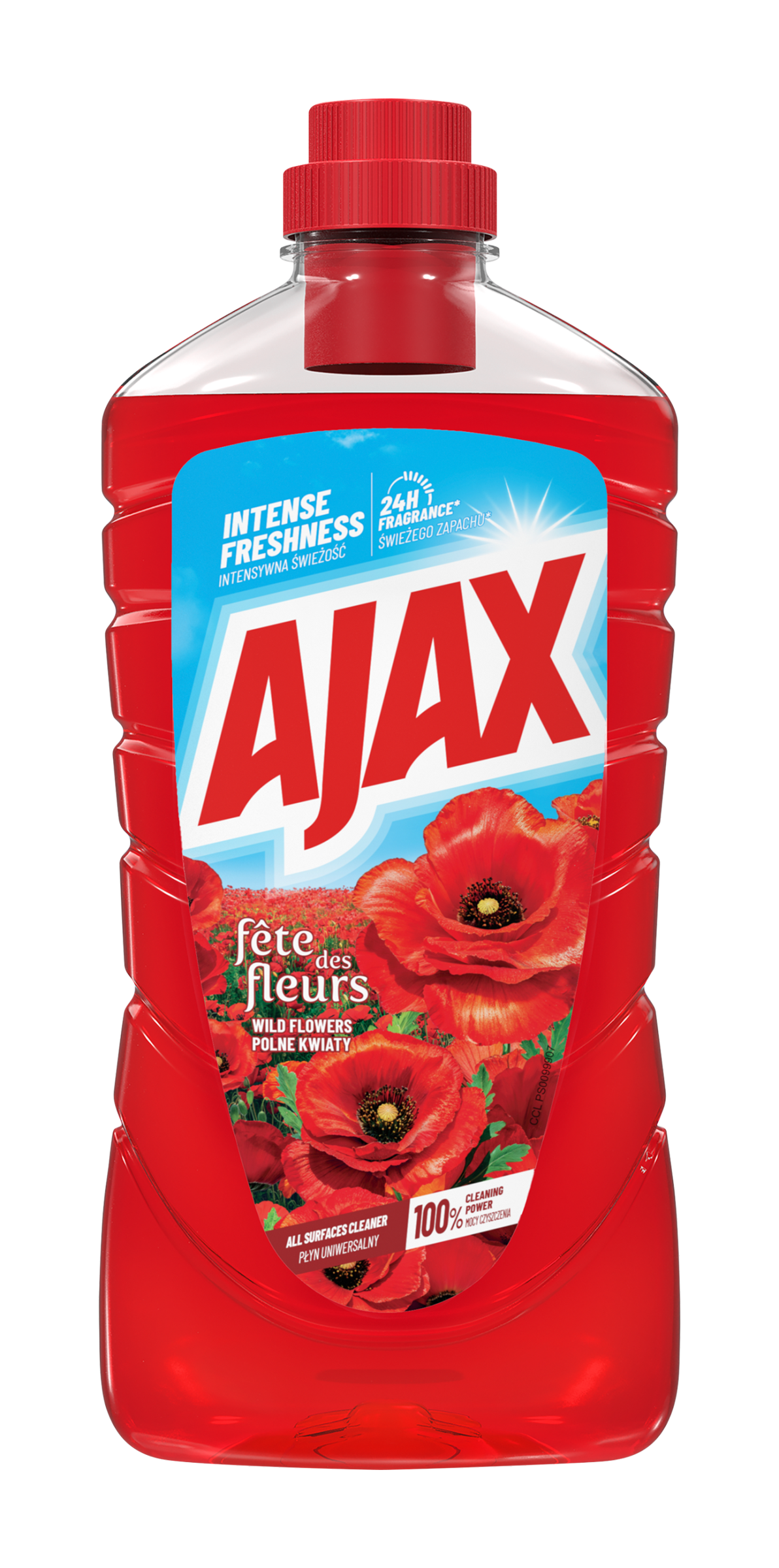 Ajax Čisticí prostředek Floral Fiesta Red Flowers  1 l