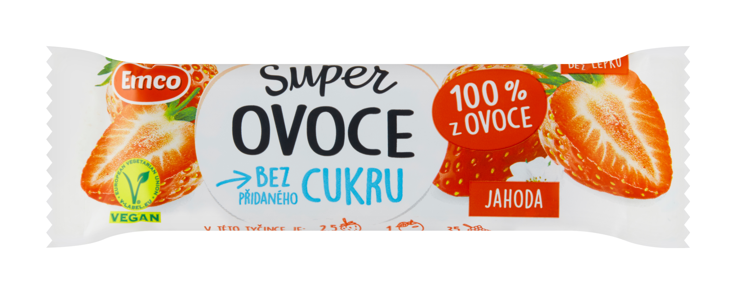 Tyčinka Super Ovoce - jahoda 