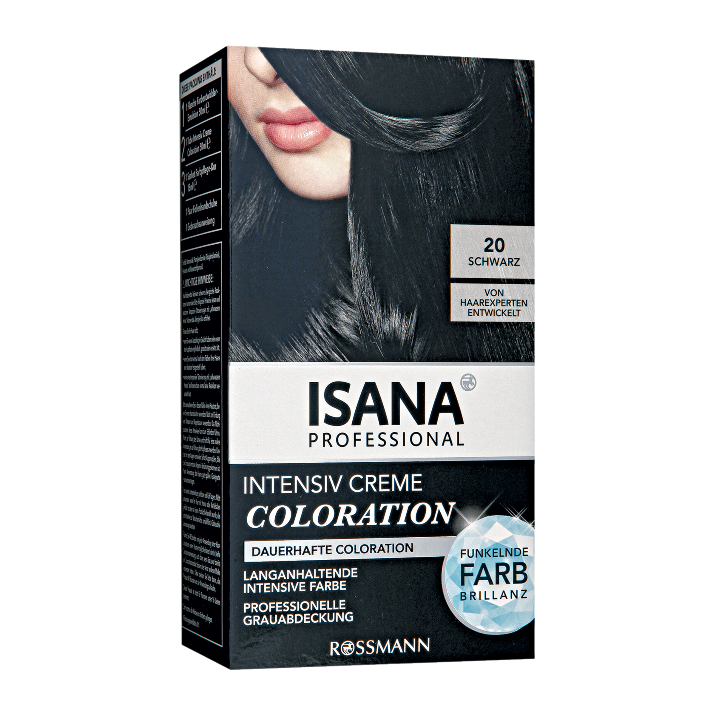 Barva na vlasy Intensive Creme Coloration 20 černá