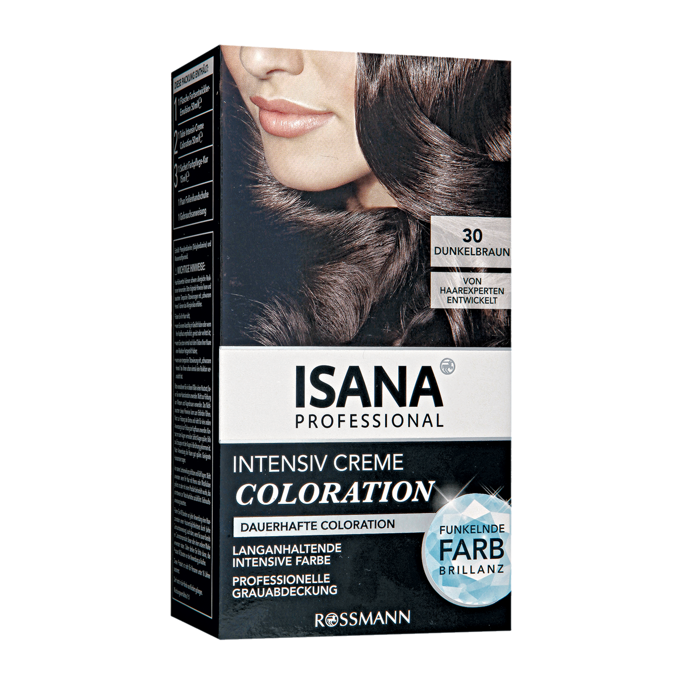 Barva na vlasy Intensive Creme Coloration 30 tmavě hnědá