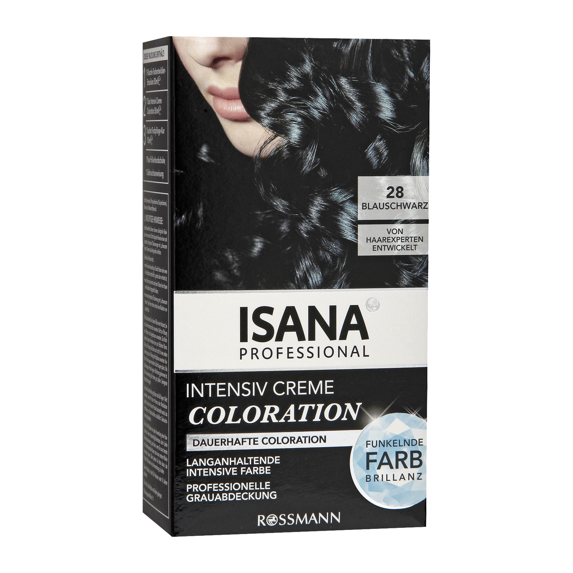 Barva na vlasy Intensive Creme Coloration 28 modročerná