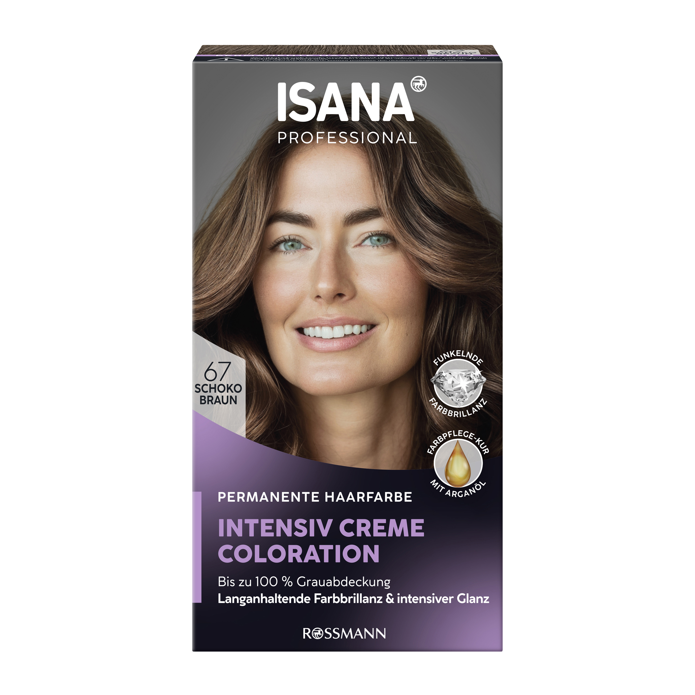 Barva na vlasy Intensive Creme Coloration 67 čokoládově hnědá