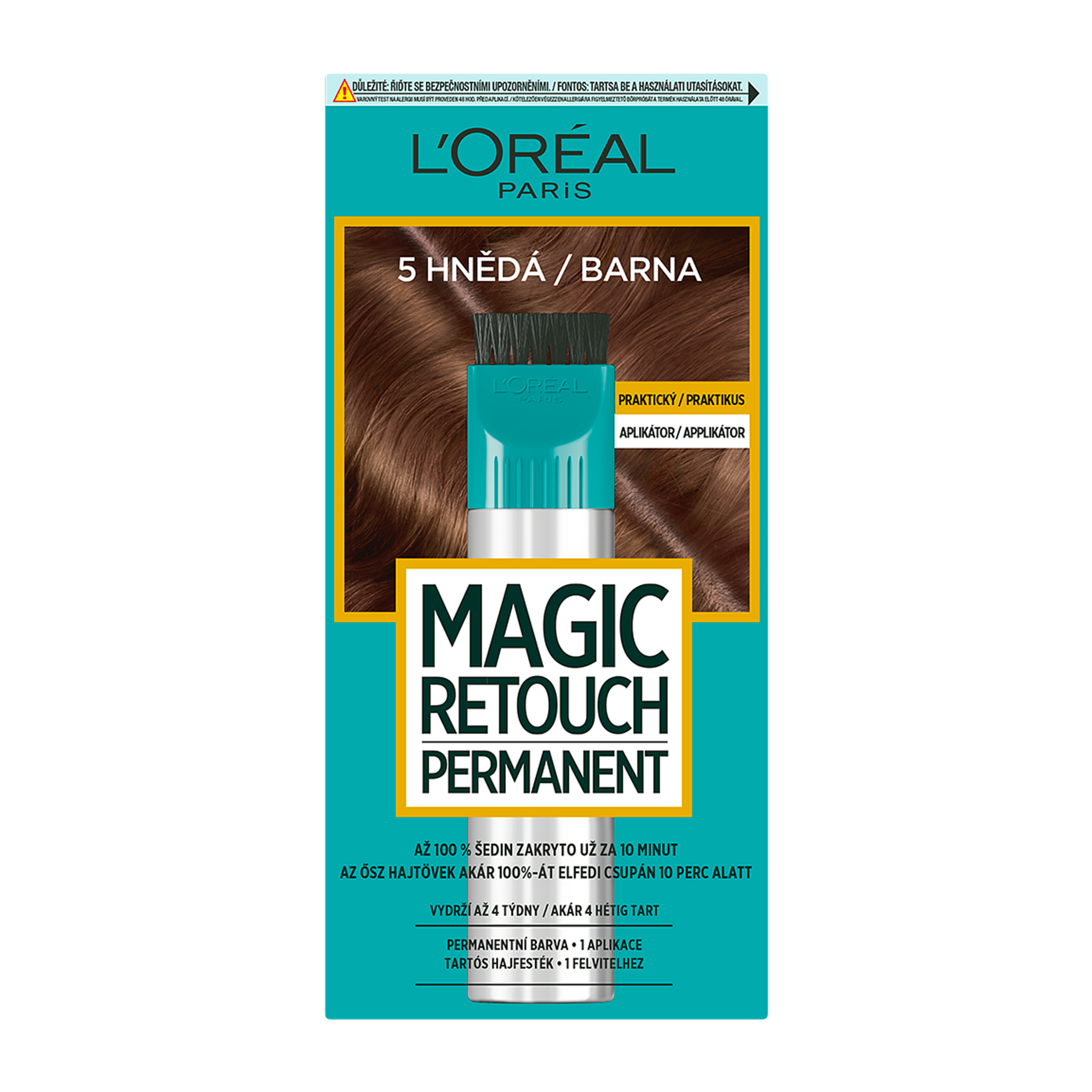 Magic Retouch Permanent Roots 5 Hnědá