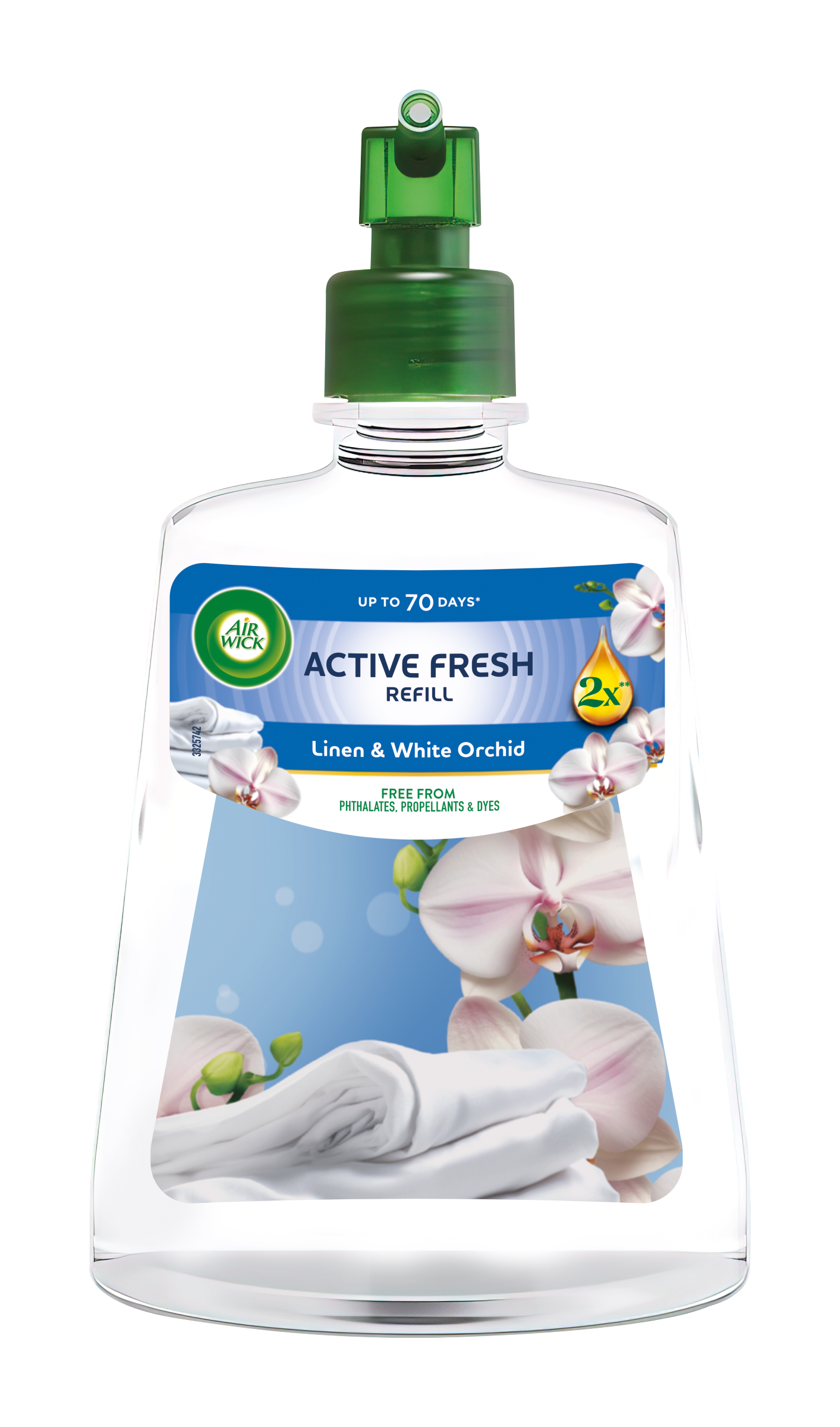 Náplň na vodní bázi do difuzéru Active Fresh Prádlo a bílá orchidej