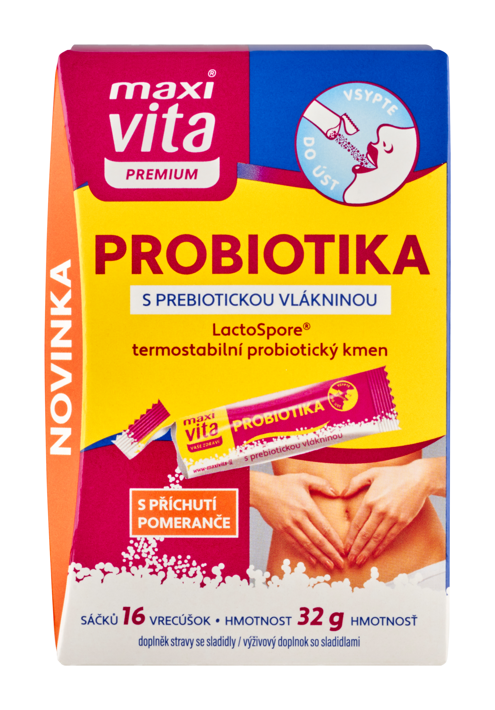 Premium Probiotika + Vitamin C, doplněk stravy