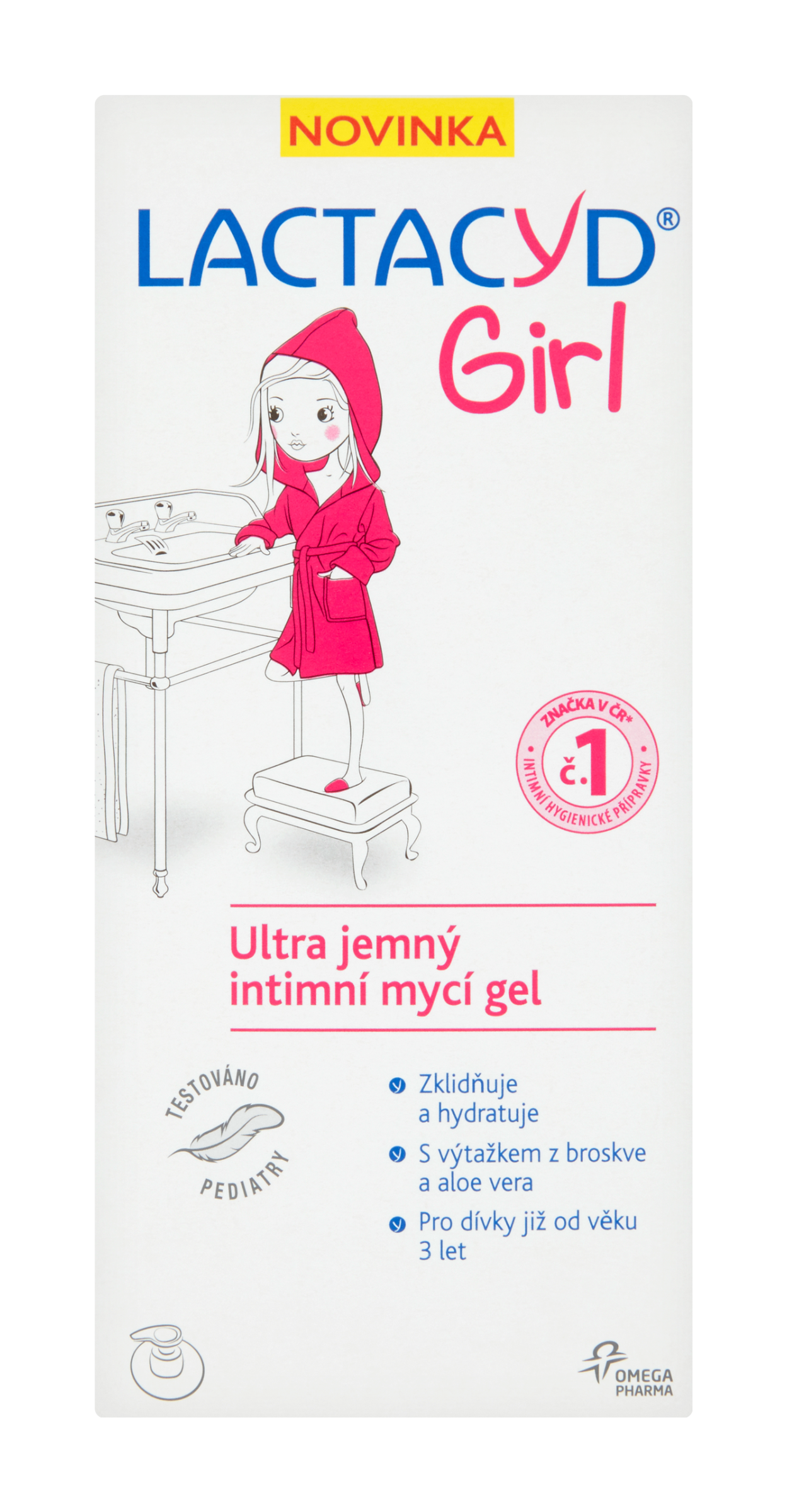 Intimní mycí gel Girl ultra jemný