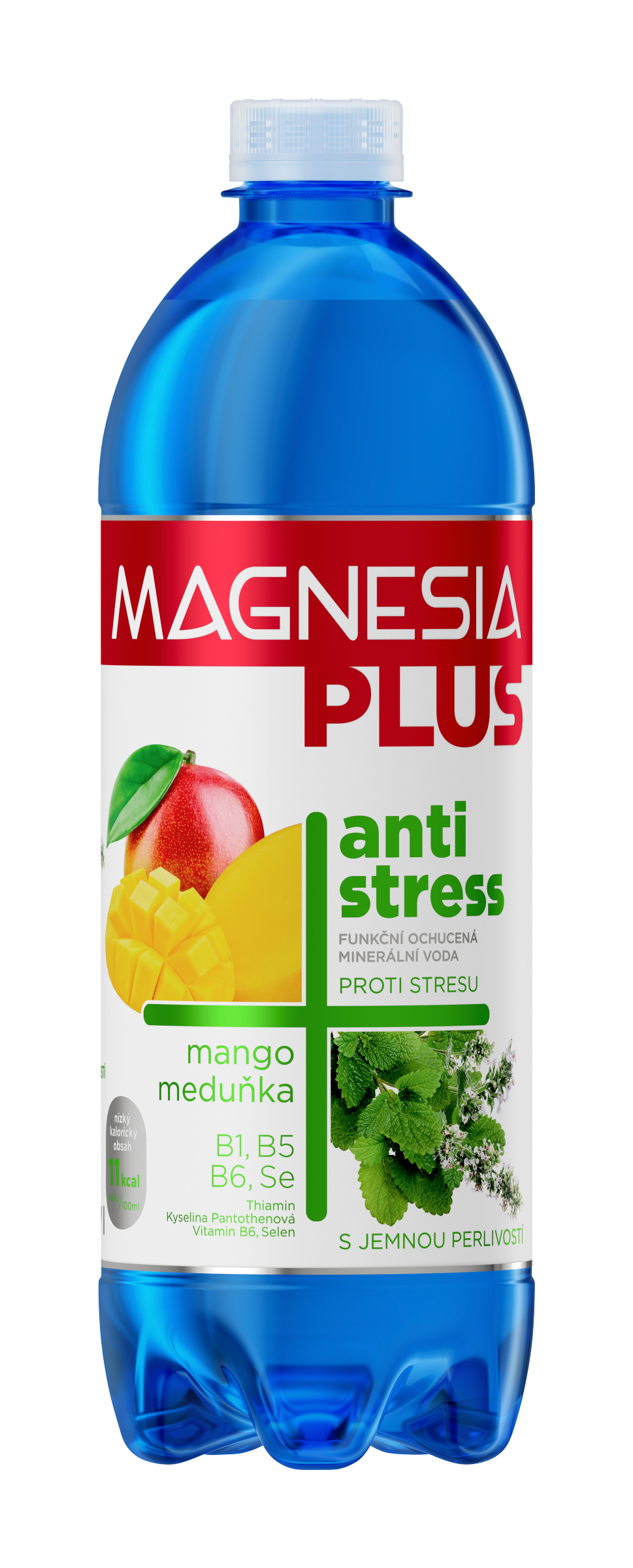 Ochucená minerální voda Antistress mango a meduňka 