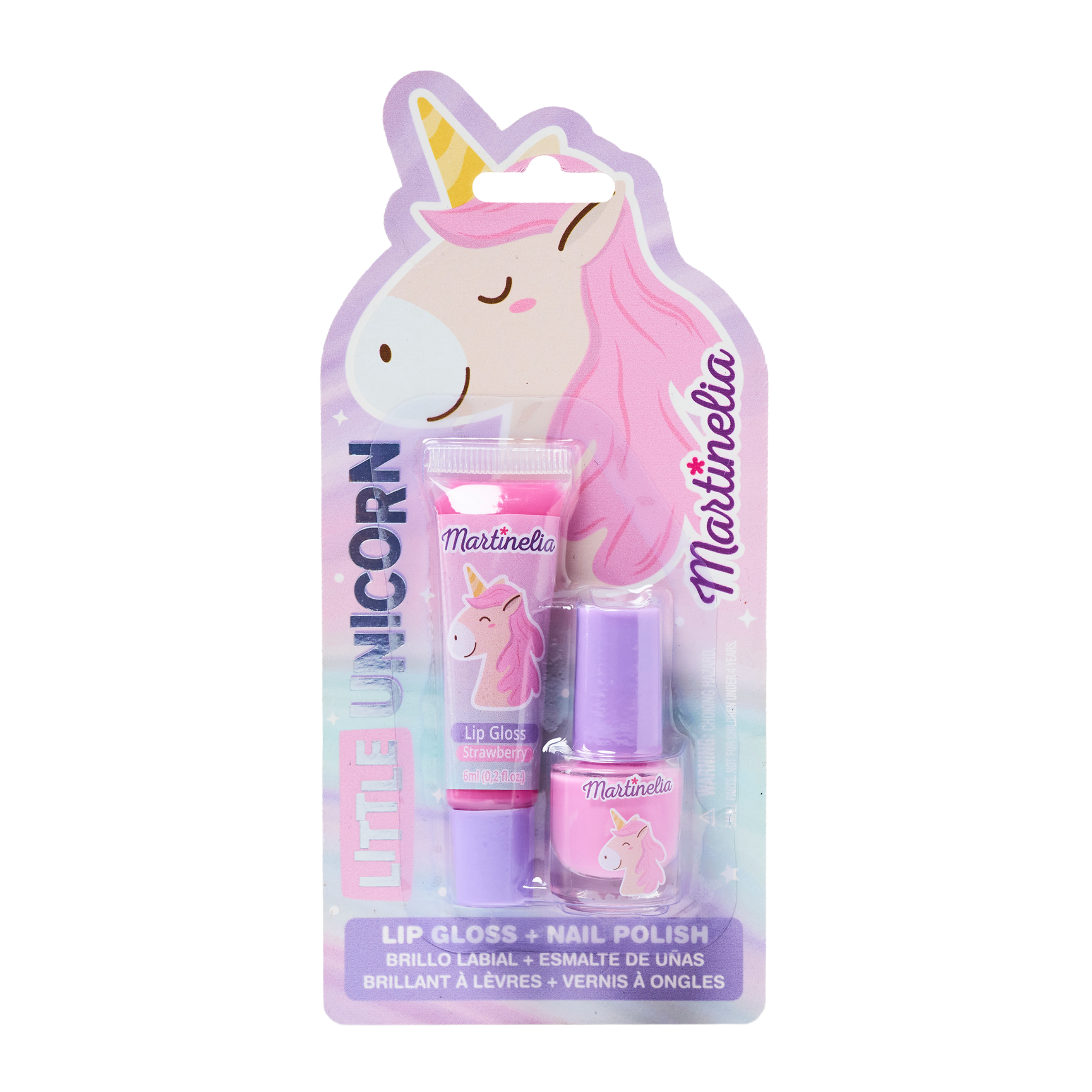 Little Unicorn Beauty Duo lesk na rty + lak na nehty