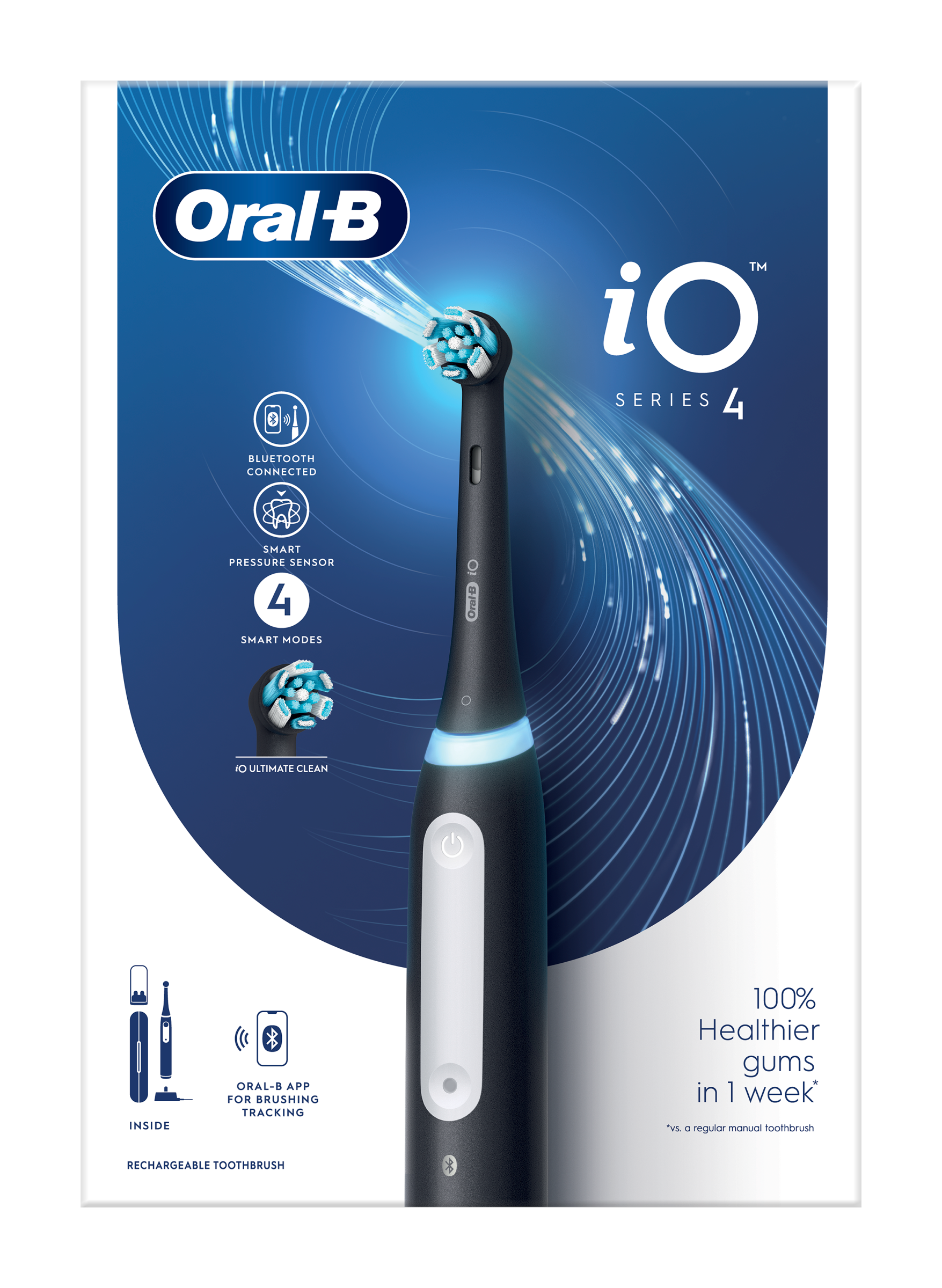 Elektrický zubní kartáček Oral-B iO4 černý 