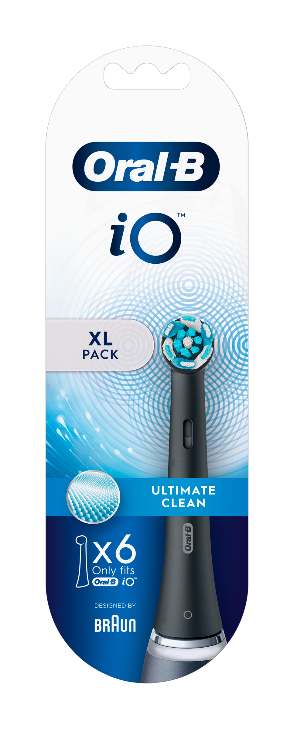 Kartáčkové hlavy Oral-B iO Ultimate Clean černé