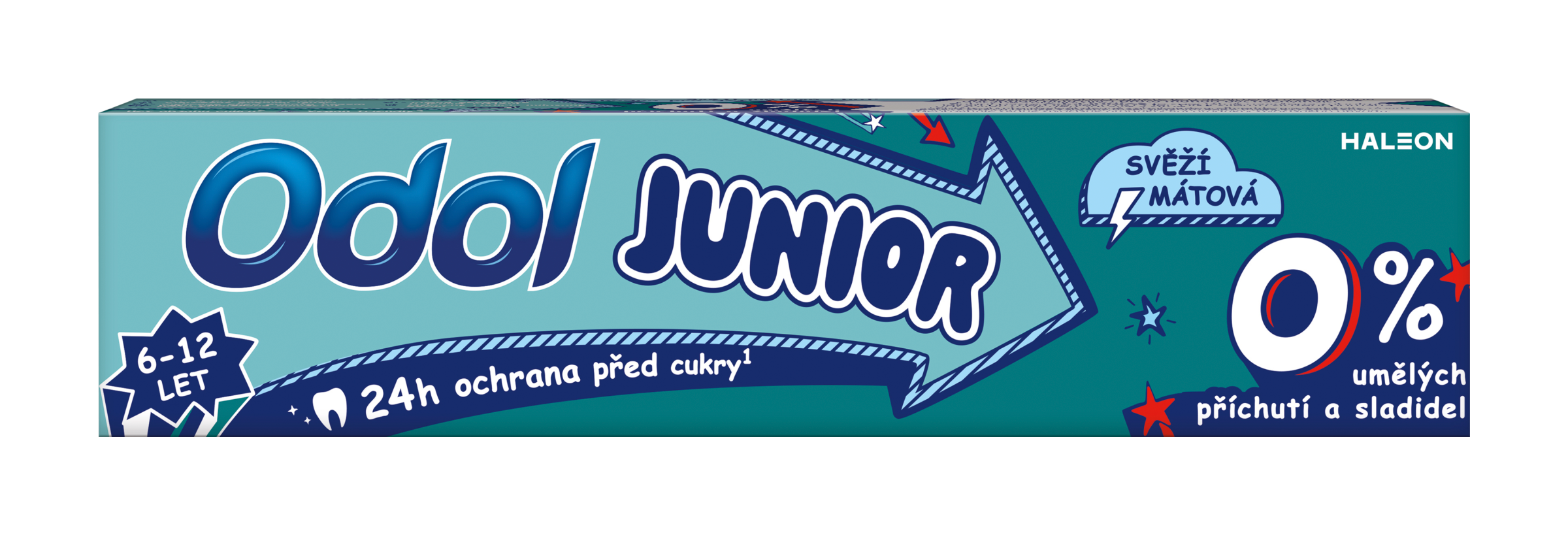 Zubní pasta s fluoridem Junior 6-12 let