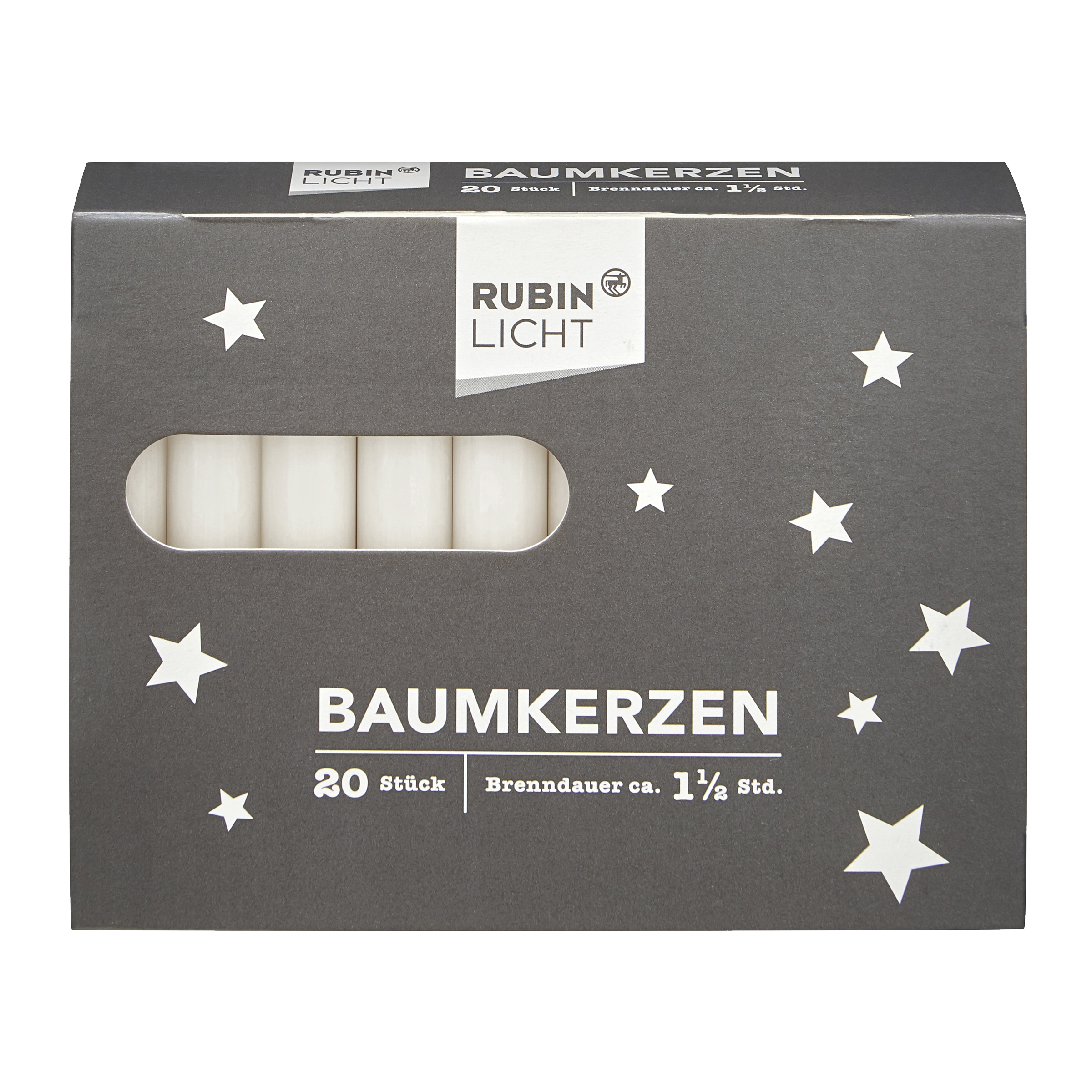 Svíčky na stromek bílá 