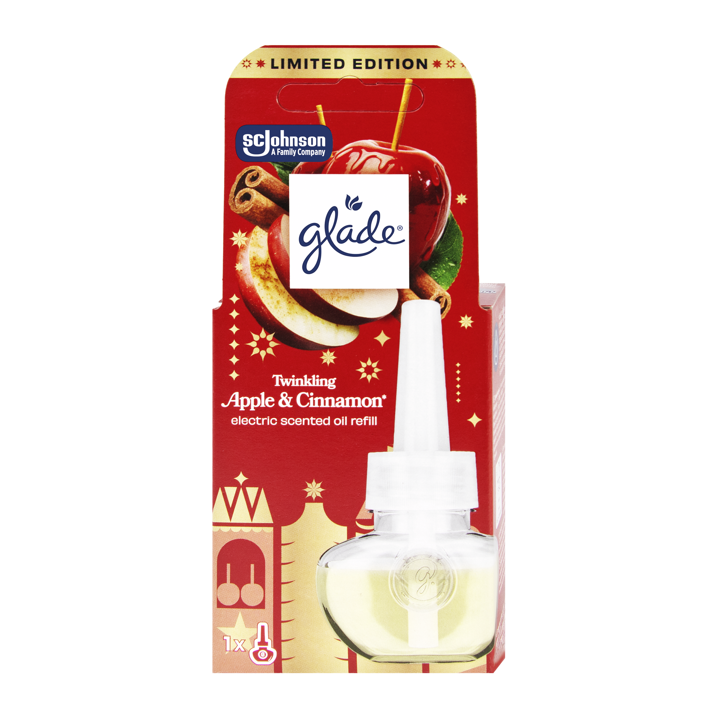 Náplň do elektrického osvěžovače vzduchu Twinkling Apple & Cinnamon