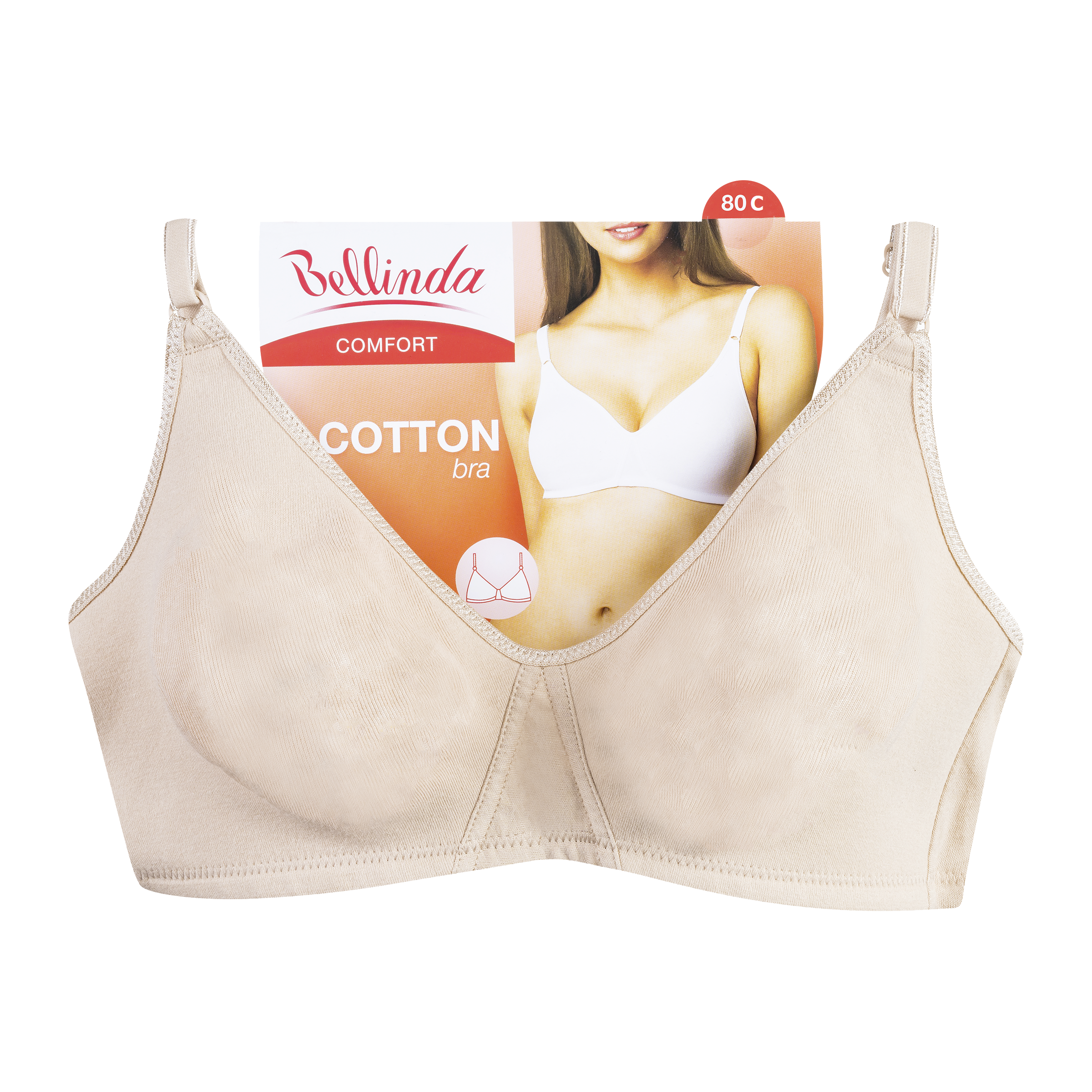 Podprsenka Cotton tělová 80C