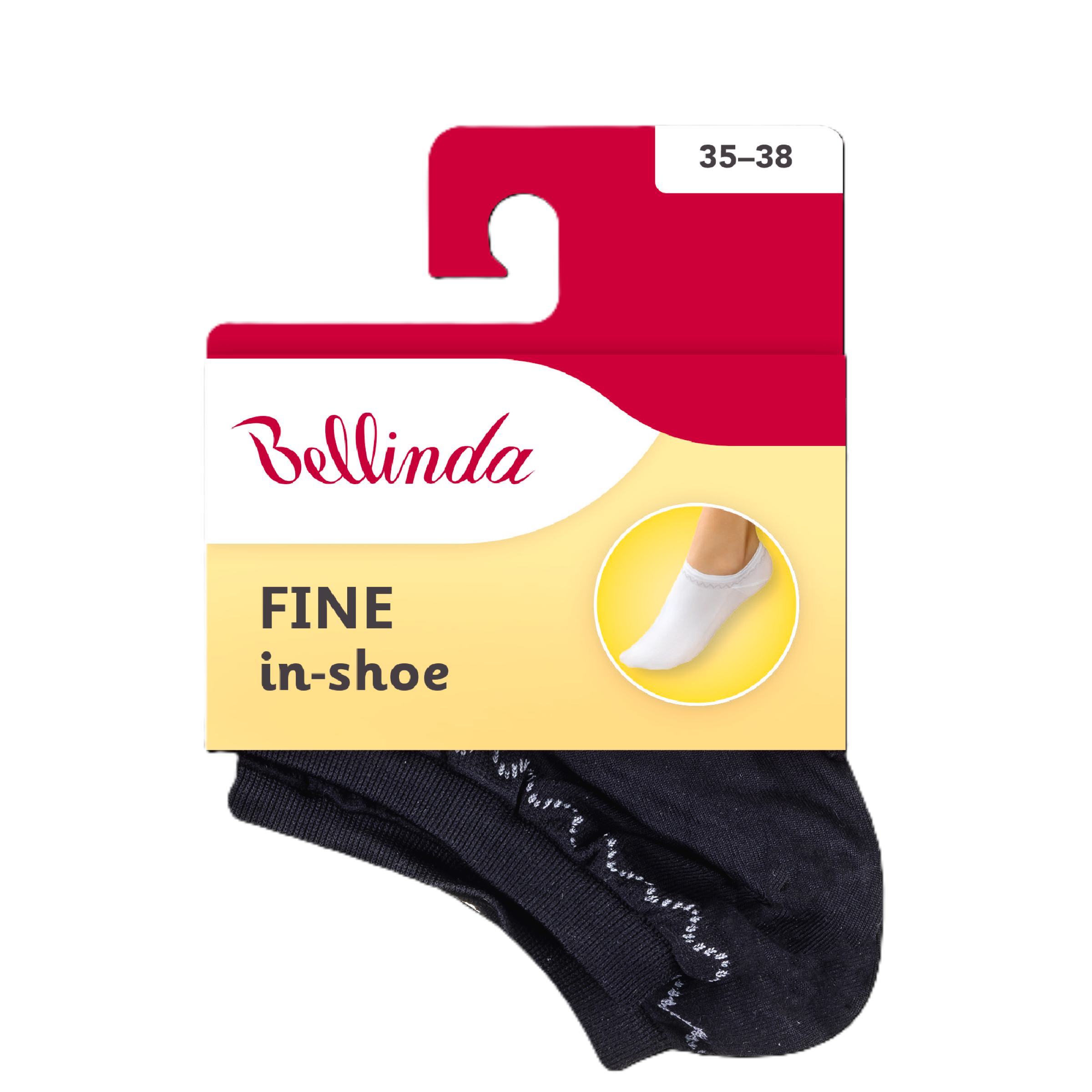 Dámské ponožky Fine in-shoe černé 35/38