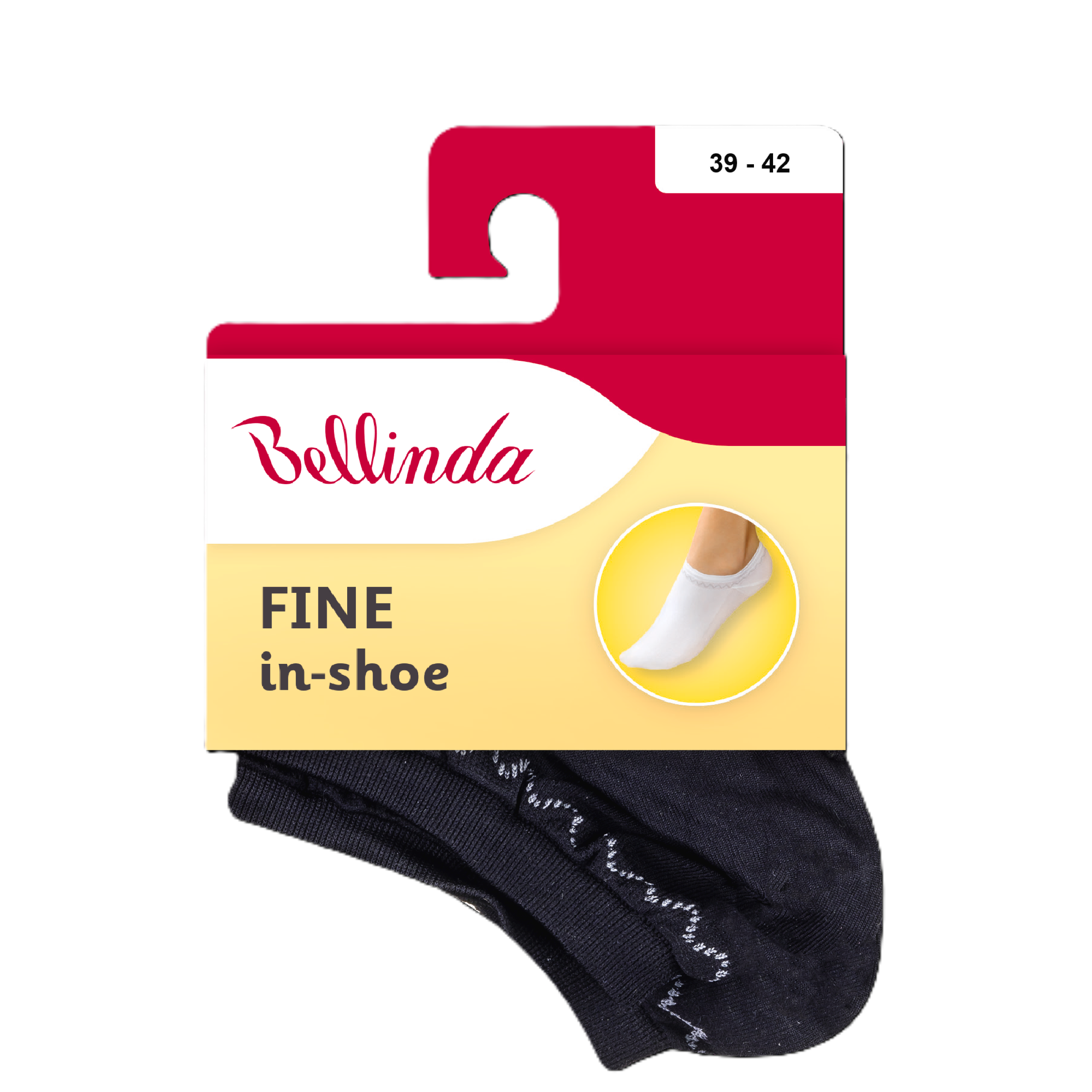Dámské ponožky Fine in-shoe černé 39/42