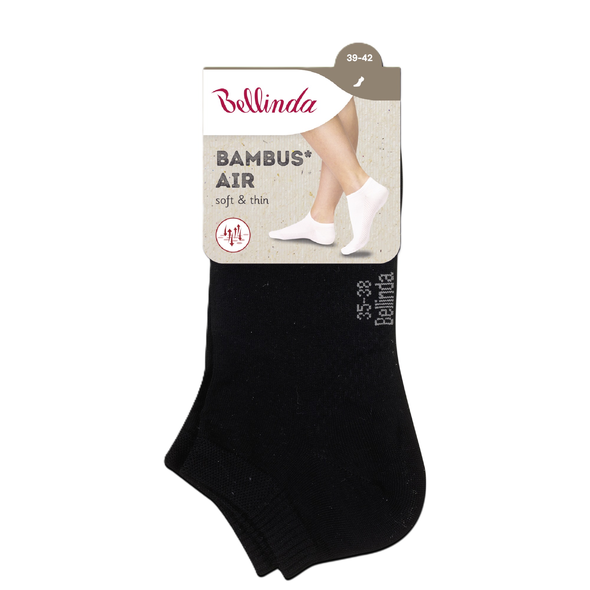 Dámské ponožky Bambus Air, černé 39/42