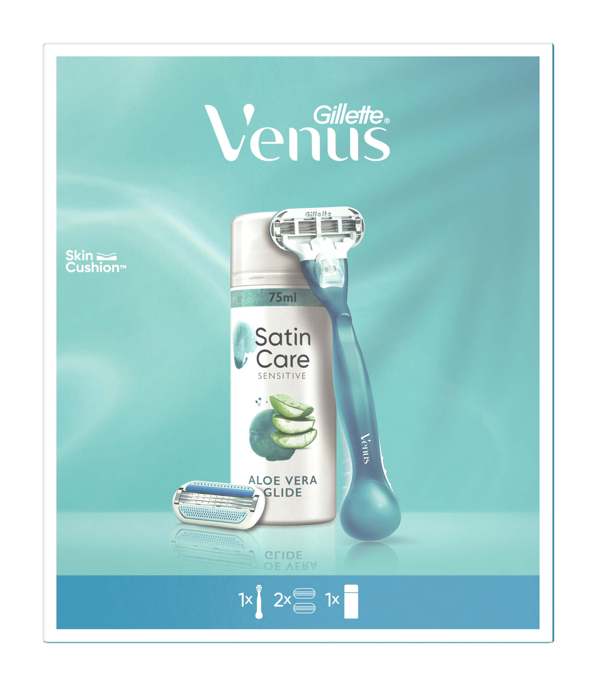 Dárková sada Venus Smooth + Satin Care gel