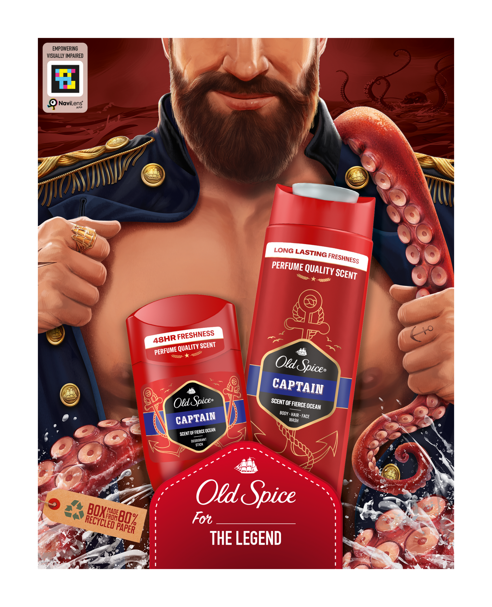 Dárková sada Old Spice Dark Captain