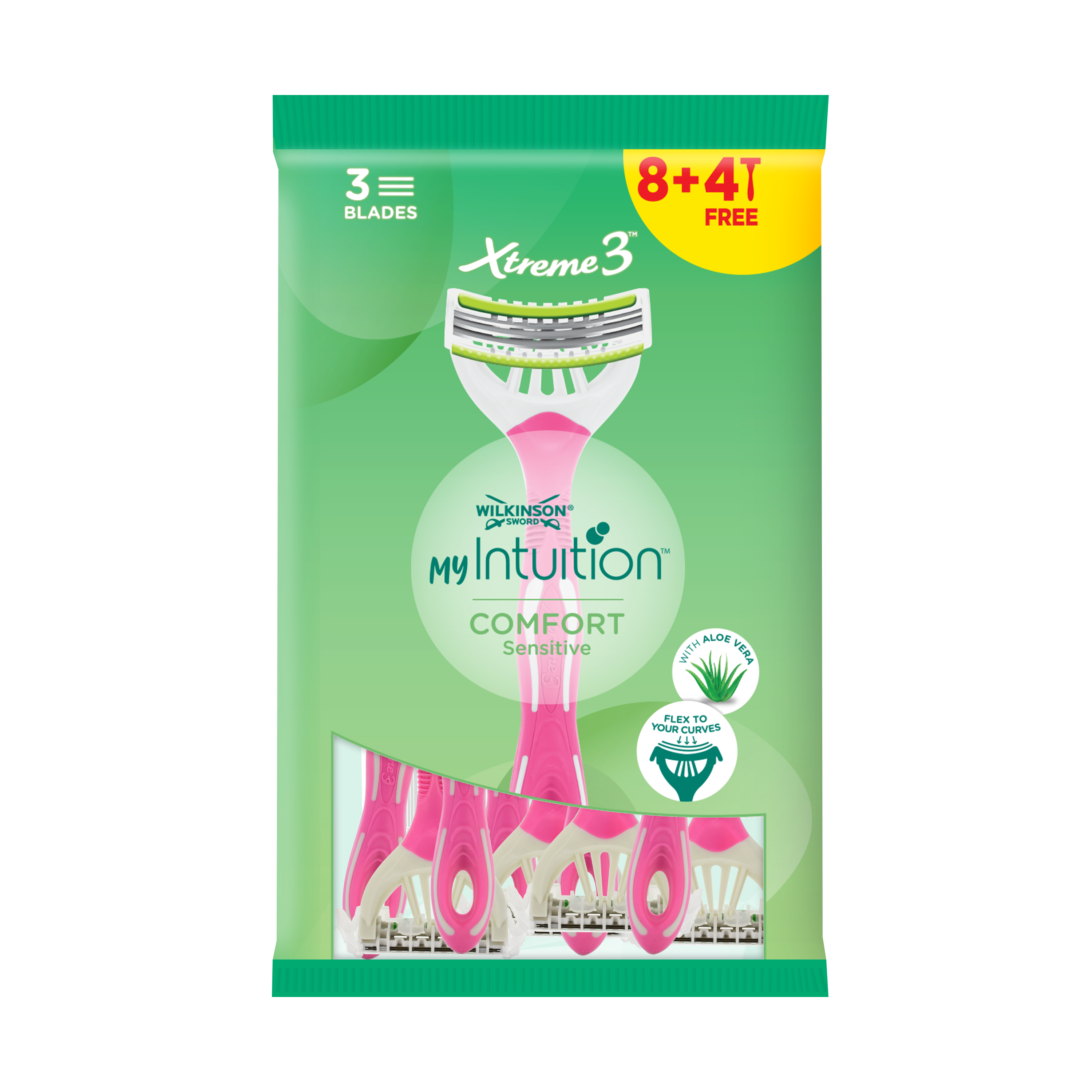 Dámský holicí strojek Xtreme 3 Comfort Sensitive 8+4