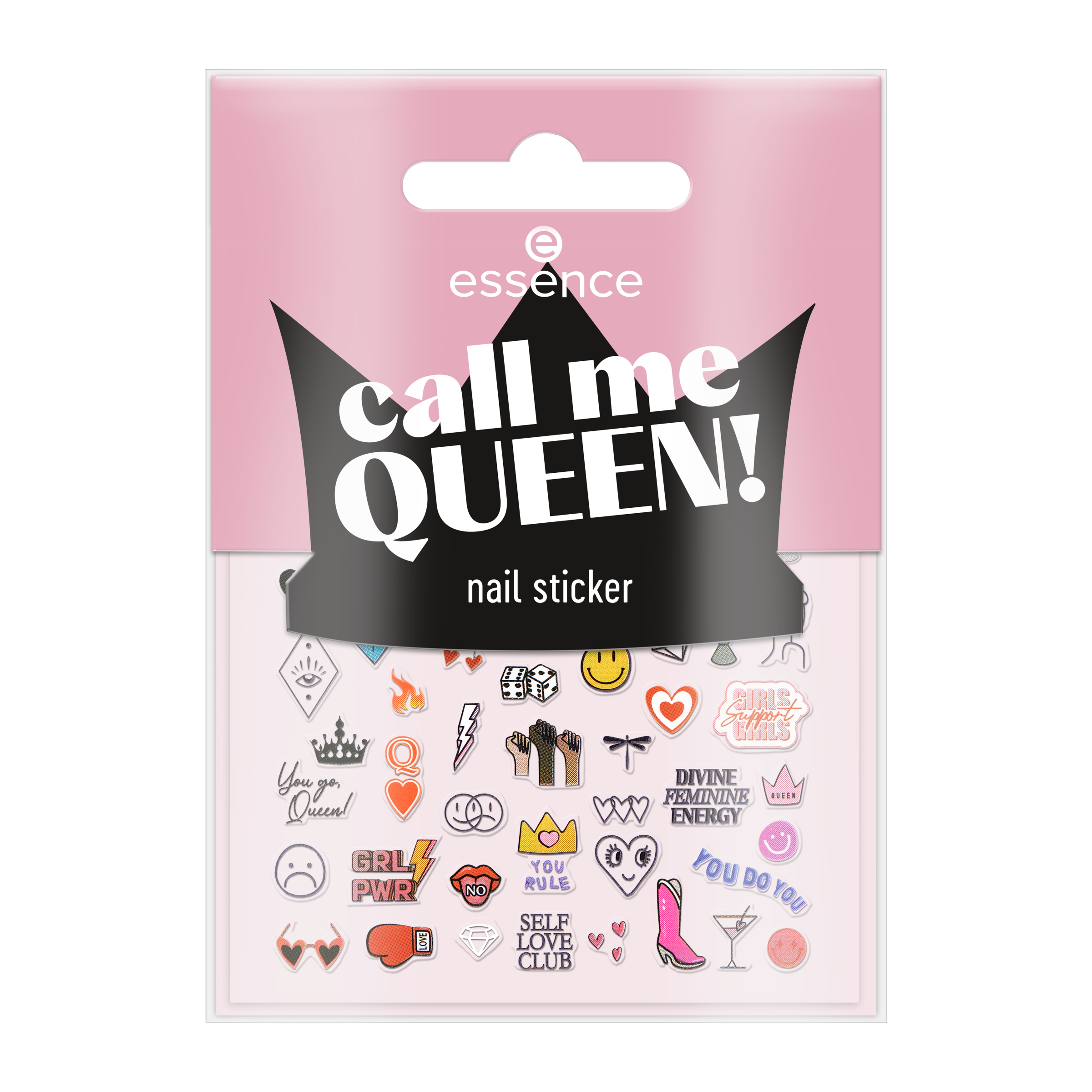 Nálepky na nehty Call Me Queen!