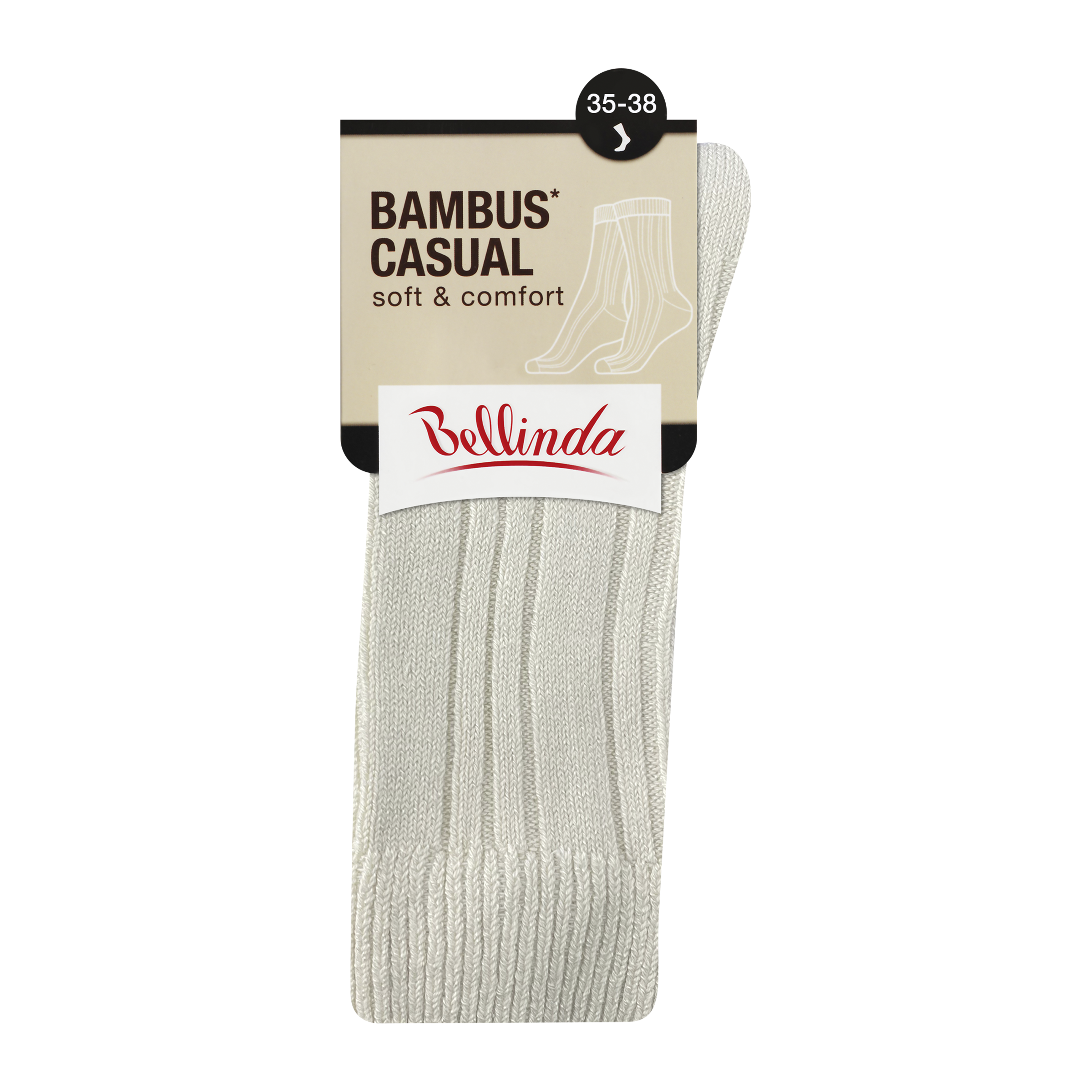 Ponožky Bambus Casual, unisex, béžová, vel. 38