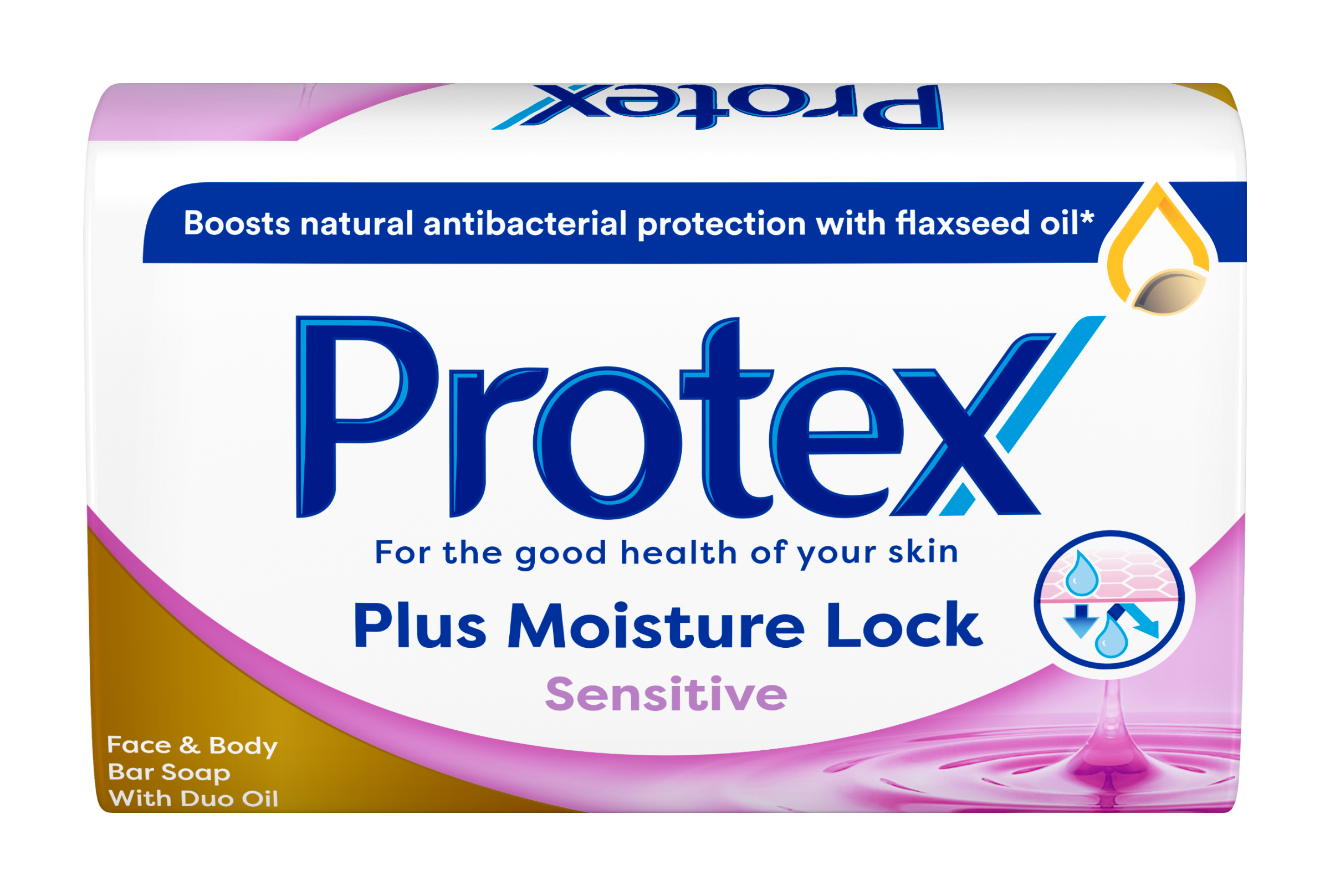 Tuhé mýdlo Plus Moisture Lock Sensitive s přirozenou antibakteriální ochranou