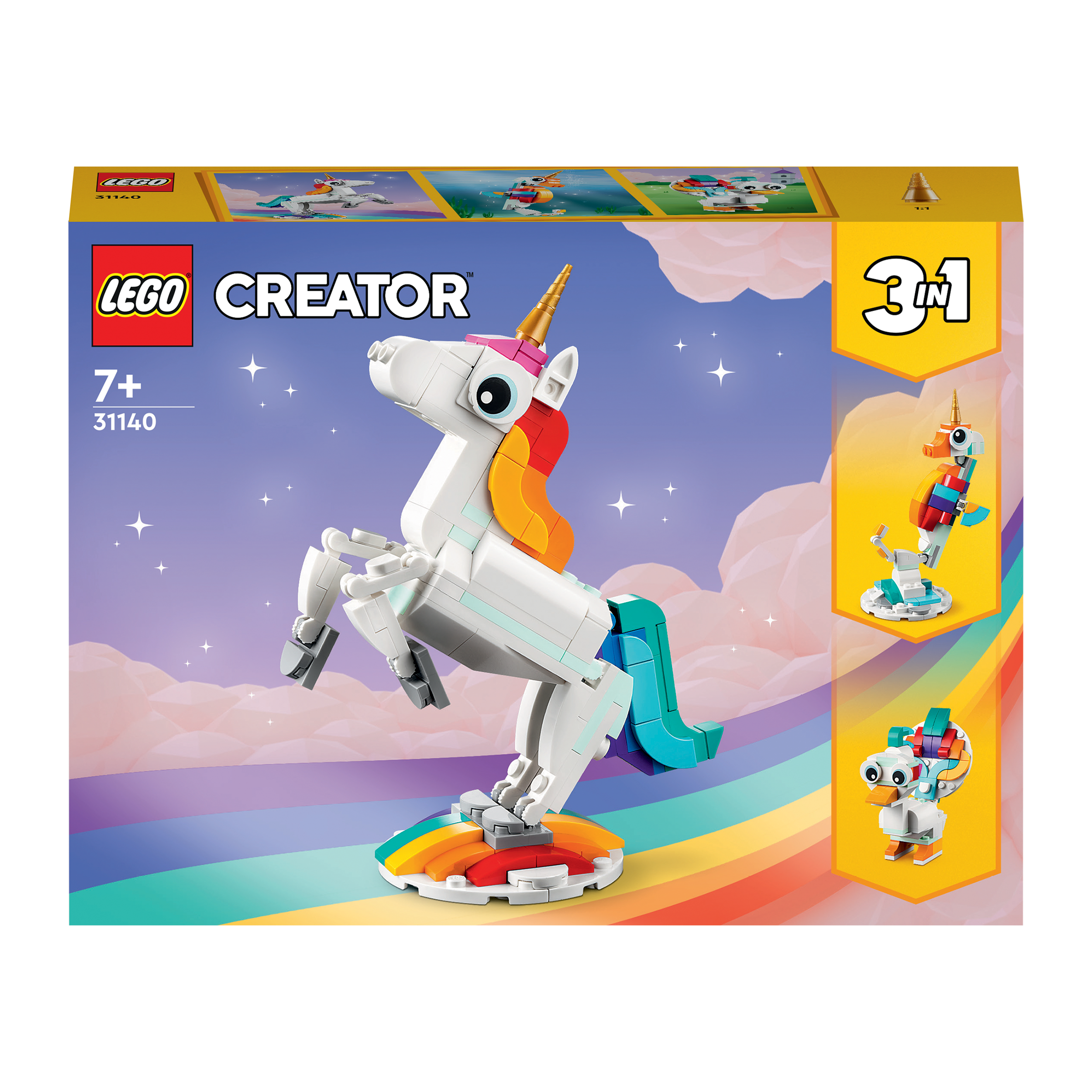 LEGO® CREATOR 3v1 Kouzelný jednorožec