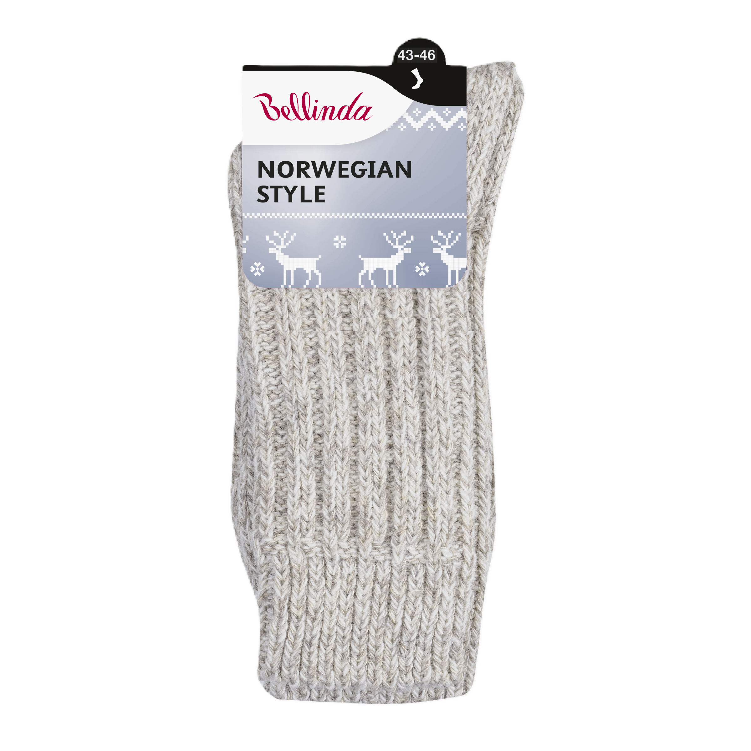 Ponožky Norwegian, béžový melír 39/42